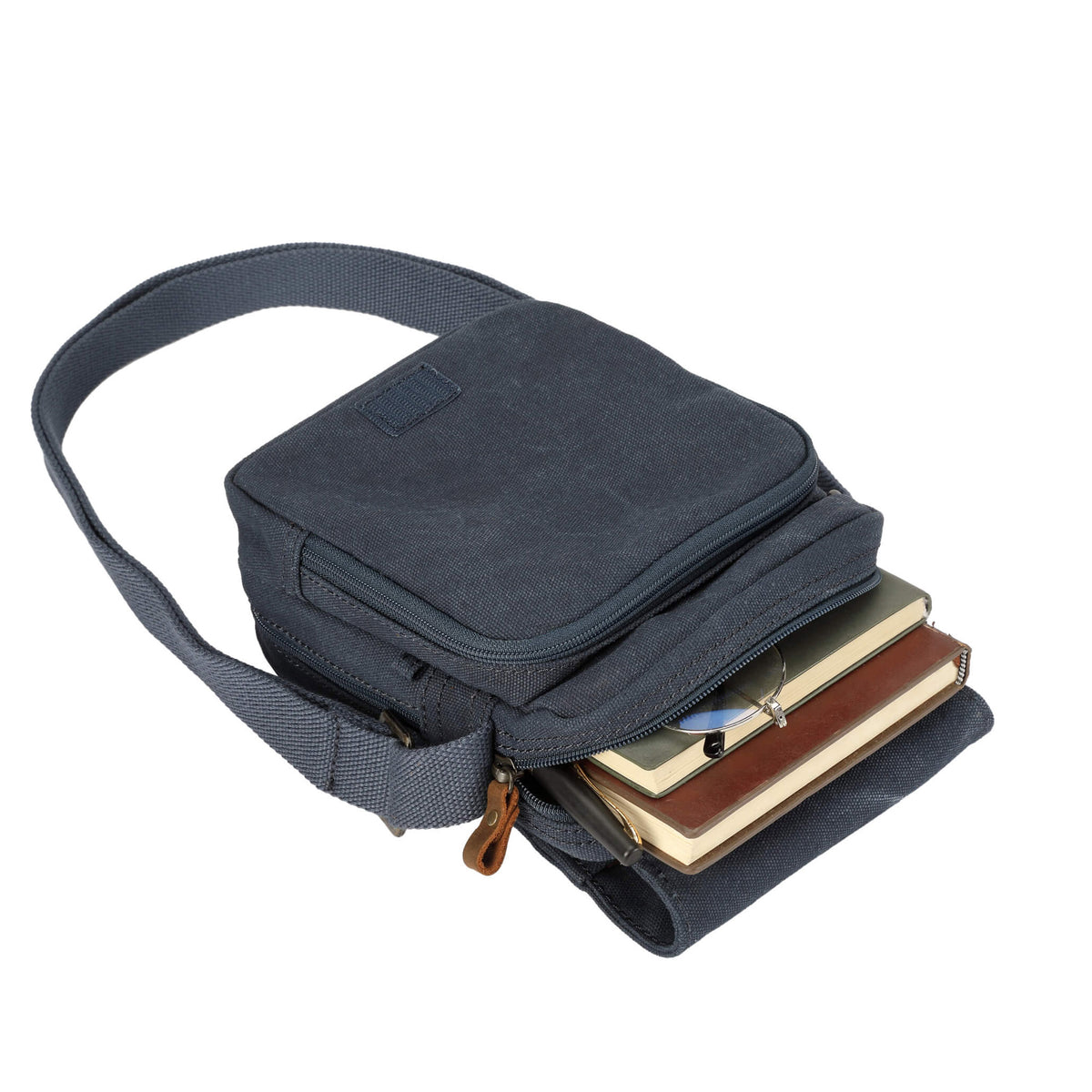 Classic 220 Small Flap Front Body Bag - Denim