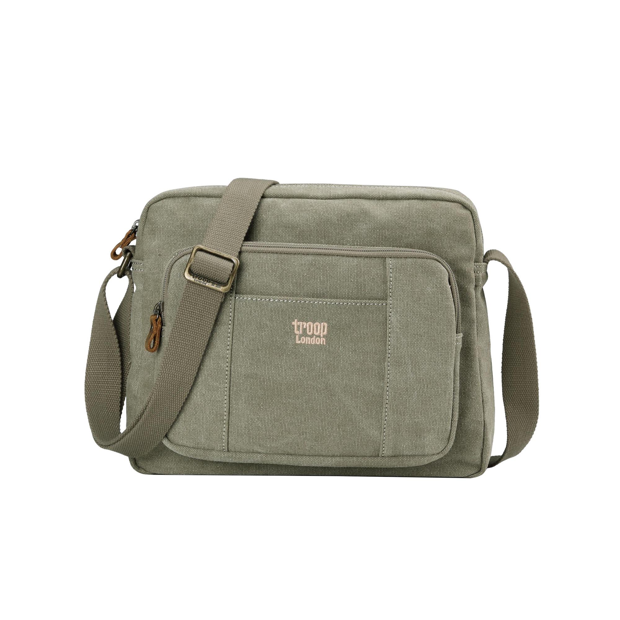 Classic 234 Zip Top Satchel - Khaki