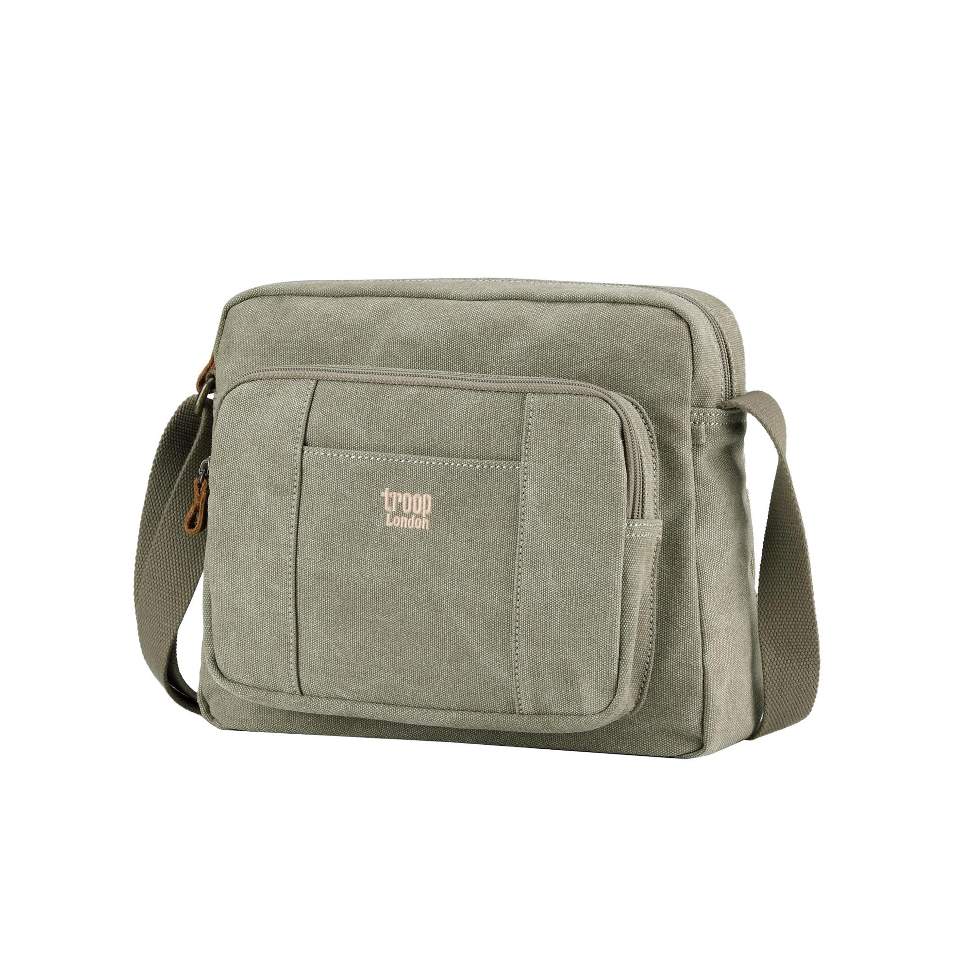 Classic 234 Zip Top Satchel - Khaki
