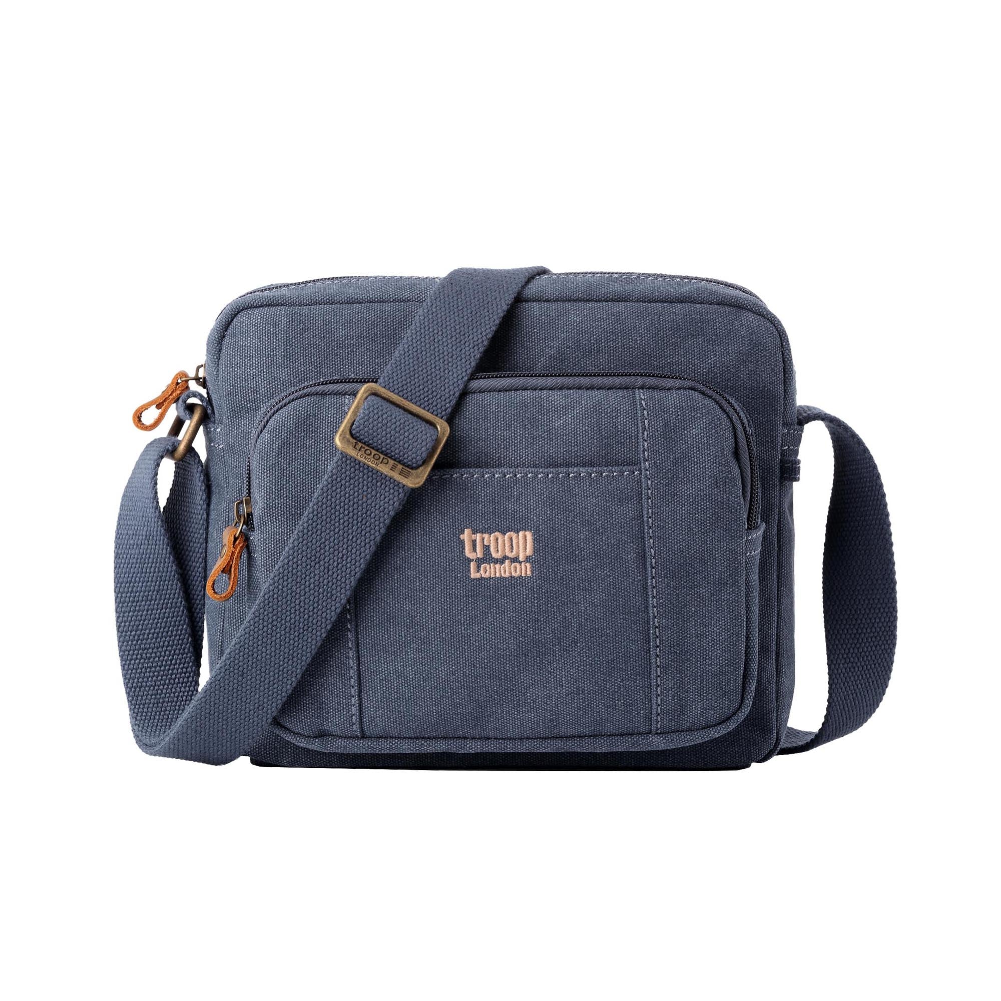 Classic 235 Zip Top Small Satchel - Blue
