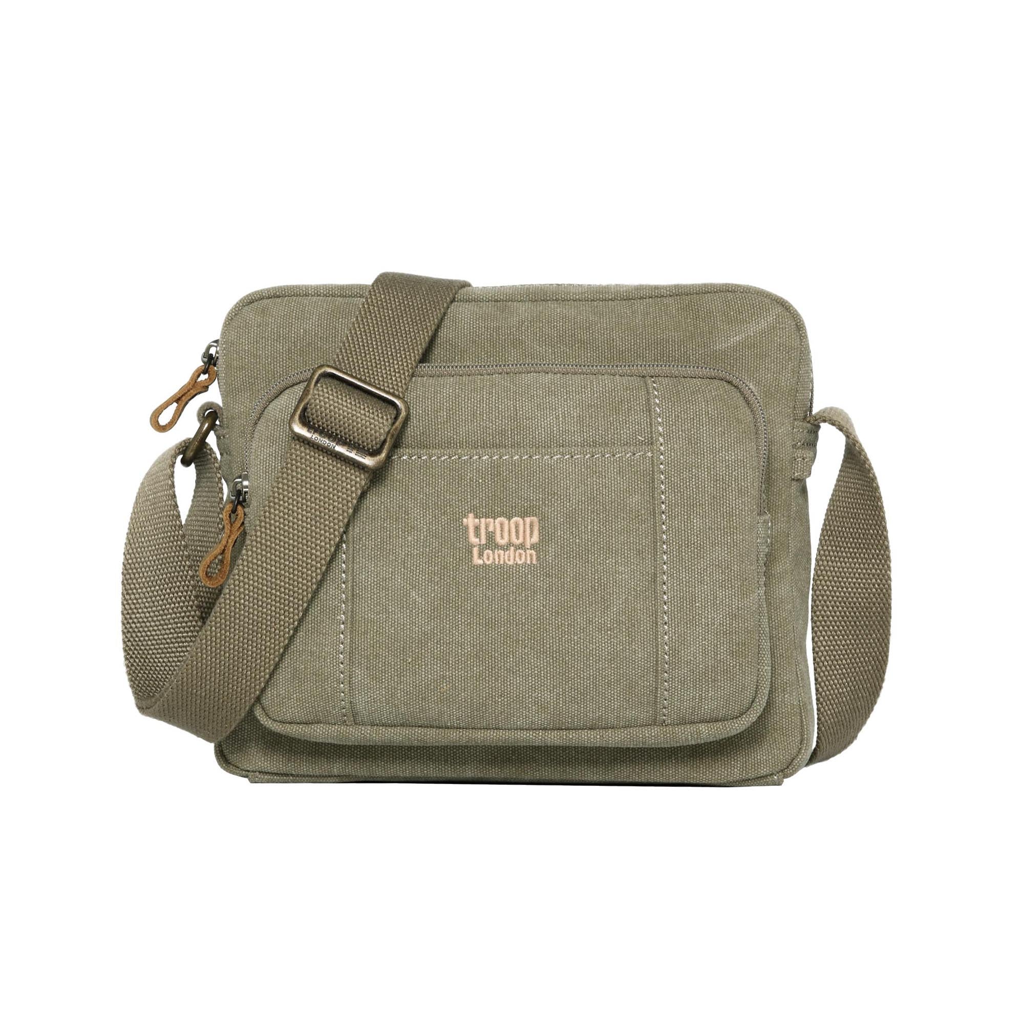 Classic 235 Zip Top Small Satchel - Khaki