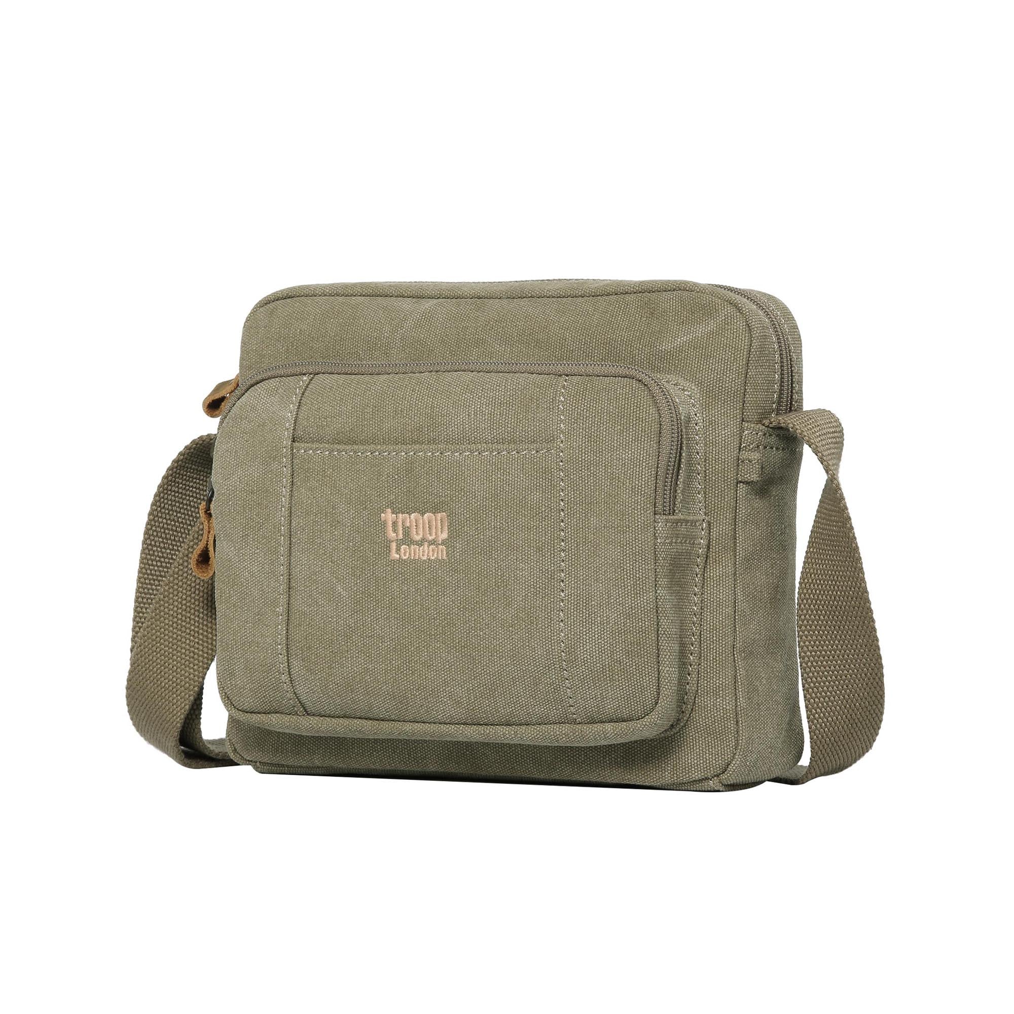 Classic 235 Zip Top Small Satchel - Khaki