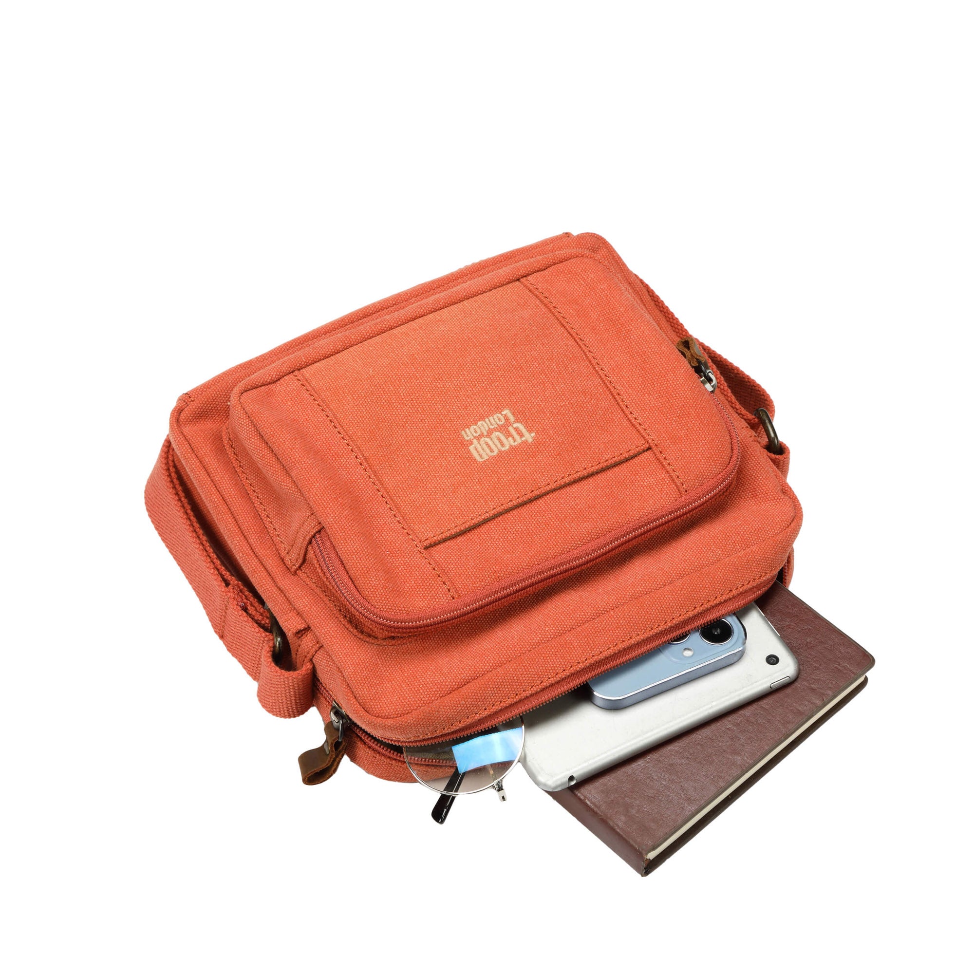 Classic 235 Zip Top Small Satchel - Orange