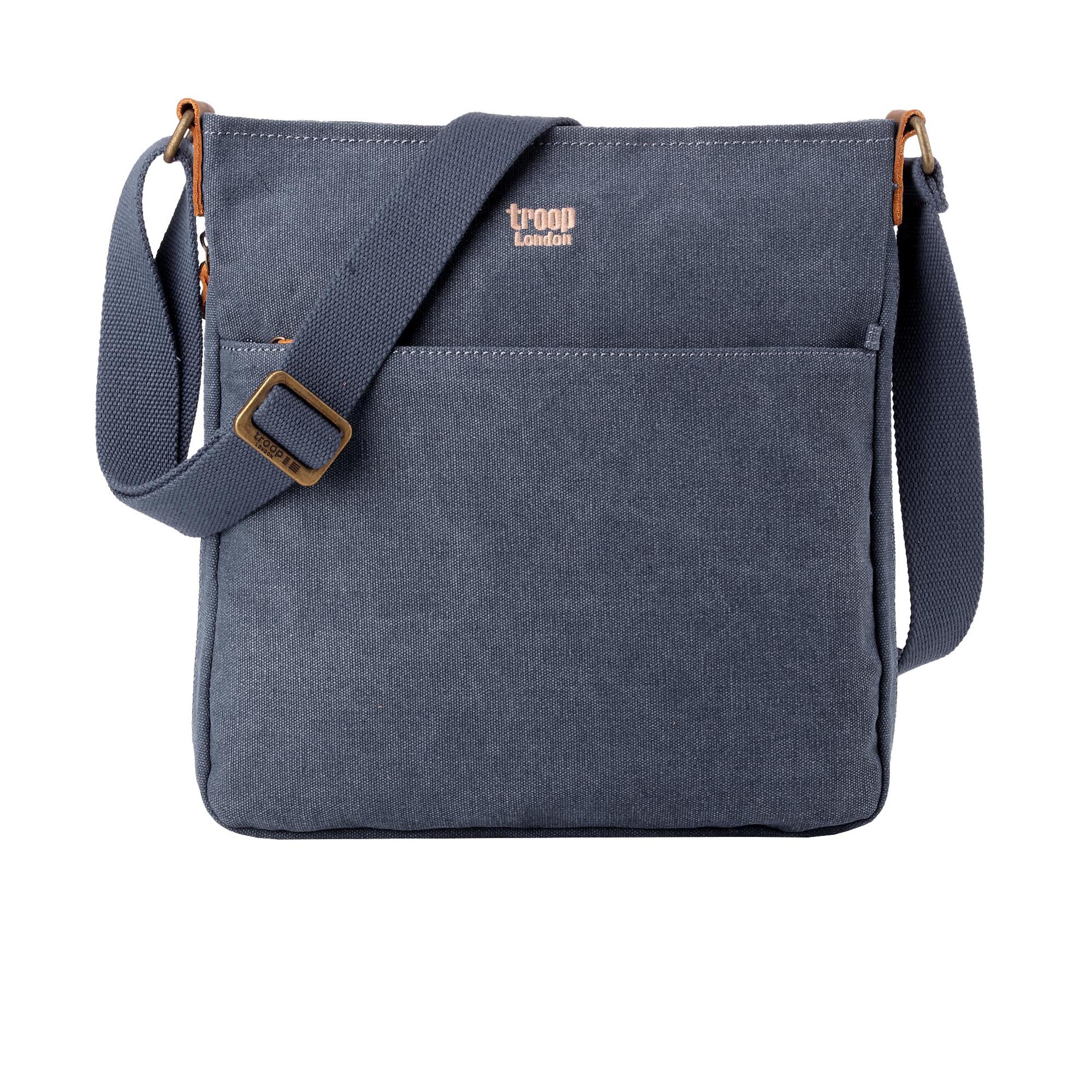 Classic 236 Zip Top Shoulder Bag - Blue