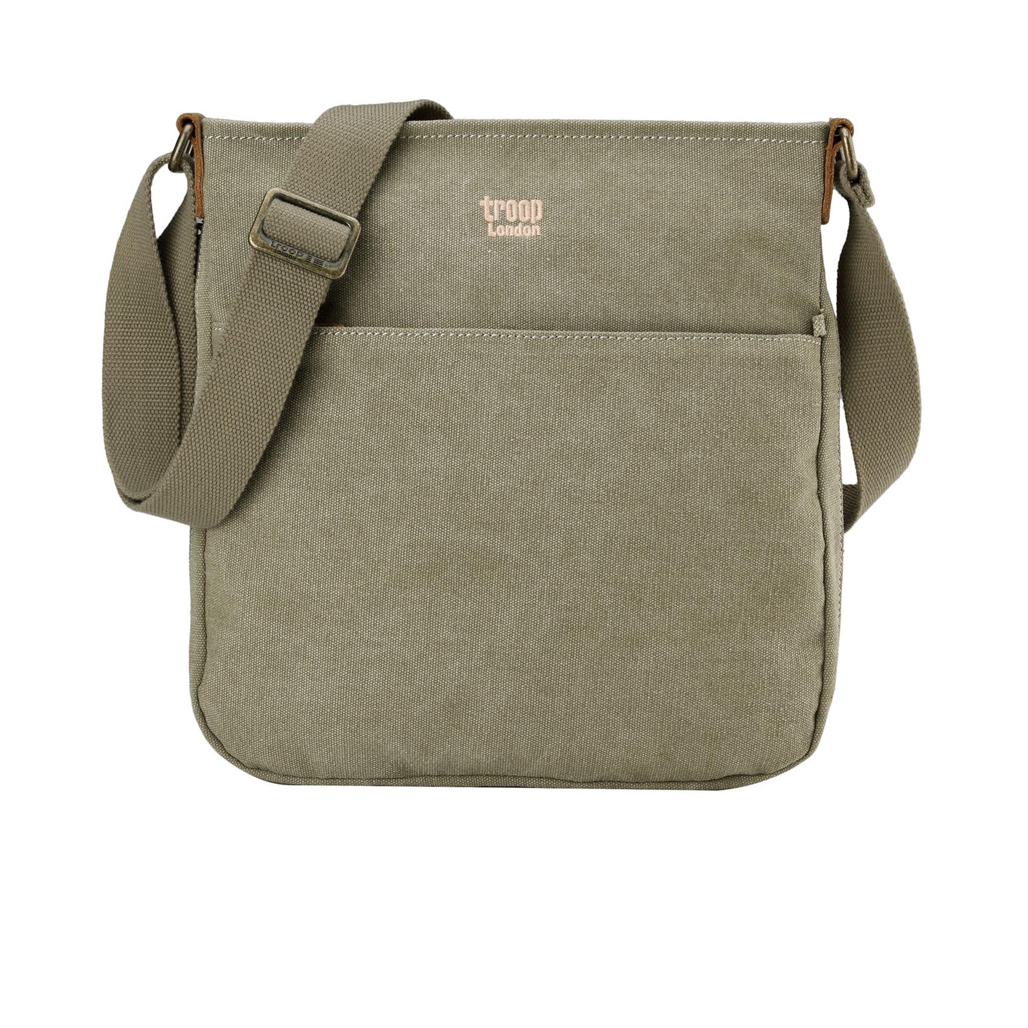 Classic 236 Zip Top Shoulder Bag - Khaki