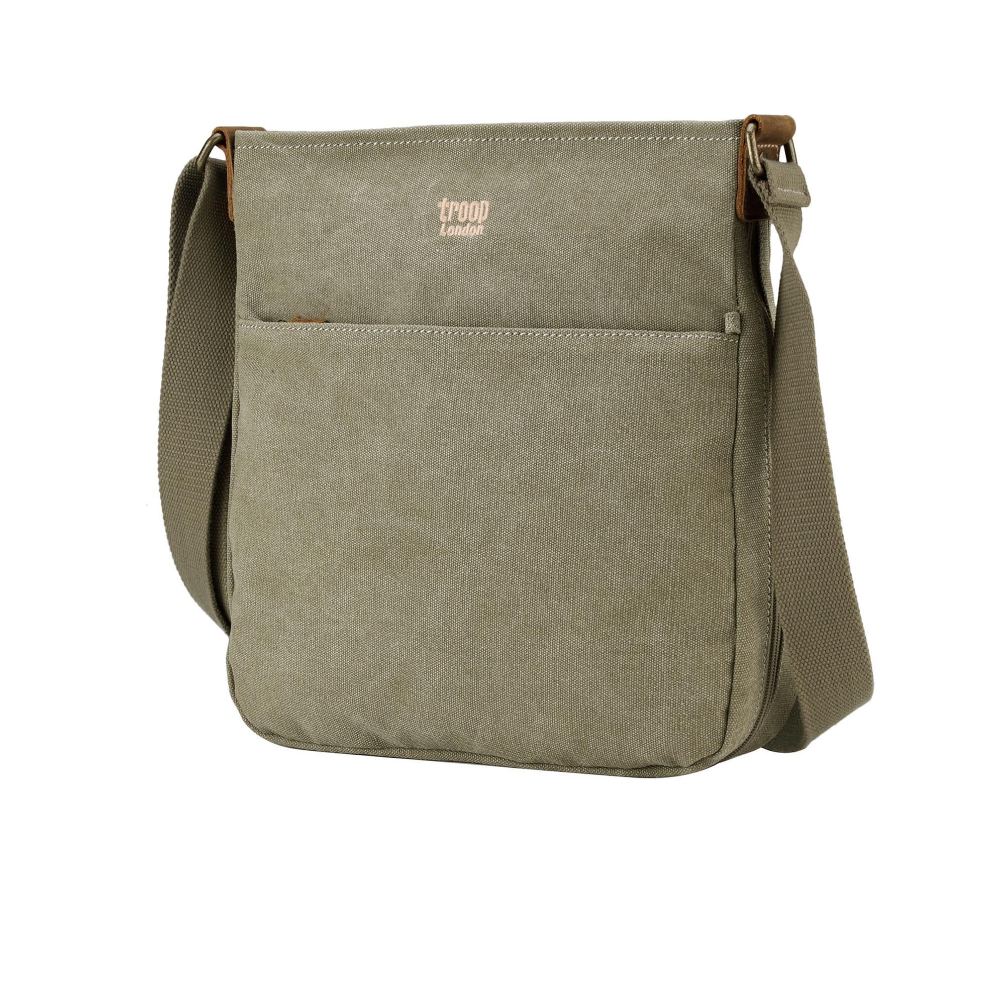 Classic 236 Zip Top Shoulder Bag - Khaki