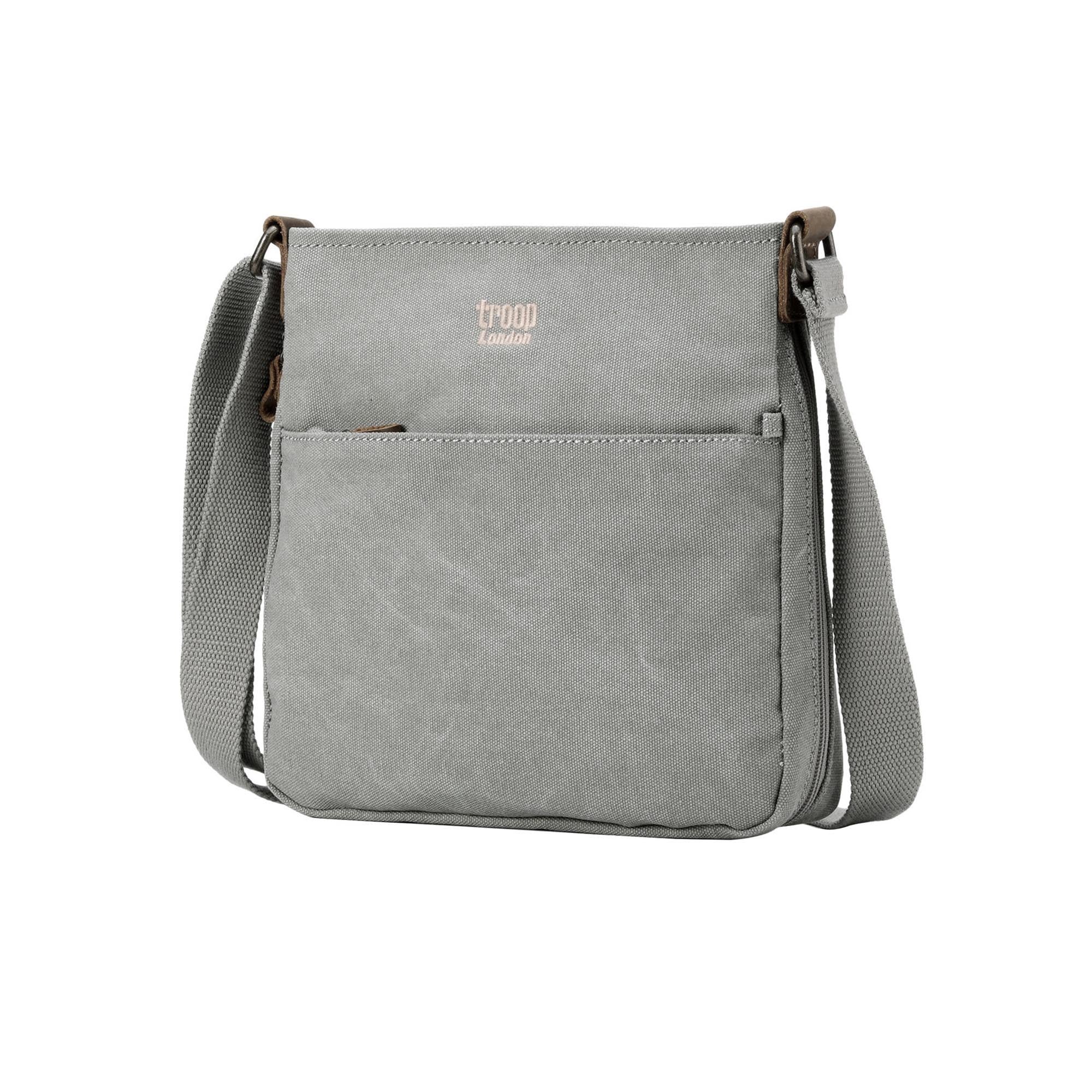 Classic 237 Small Zip Top Shoulder Bag - Ash Grey