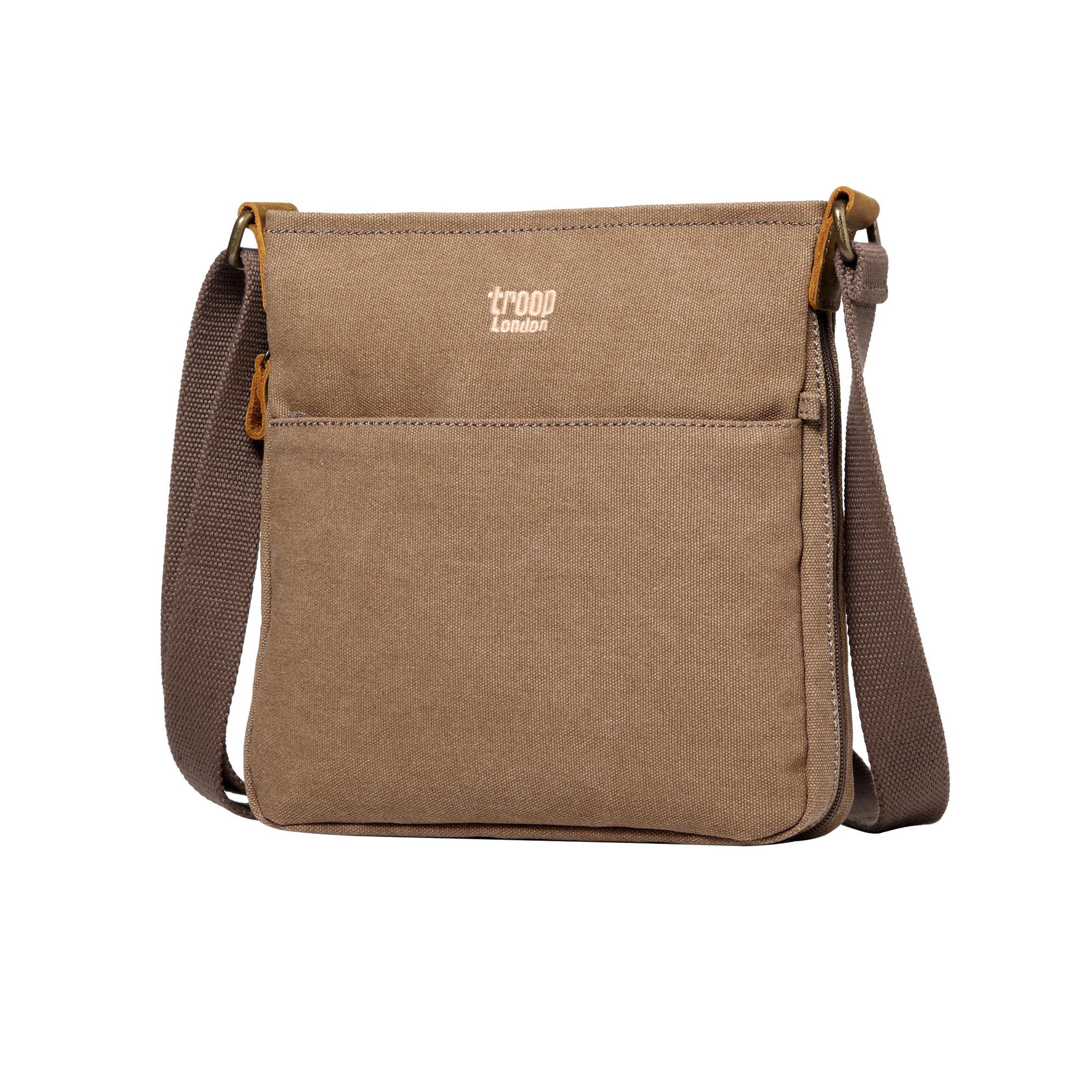 Classic 237 Small Zip Top Shoulder Bag - Brown