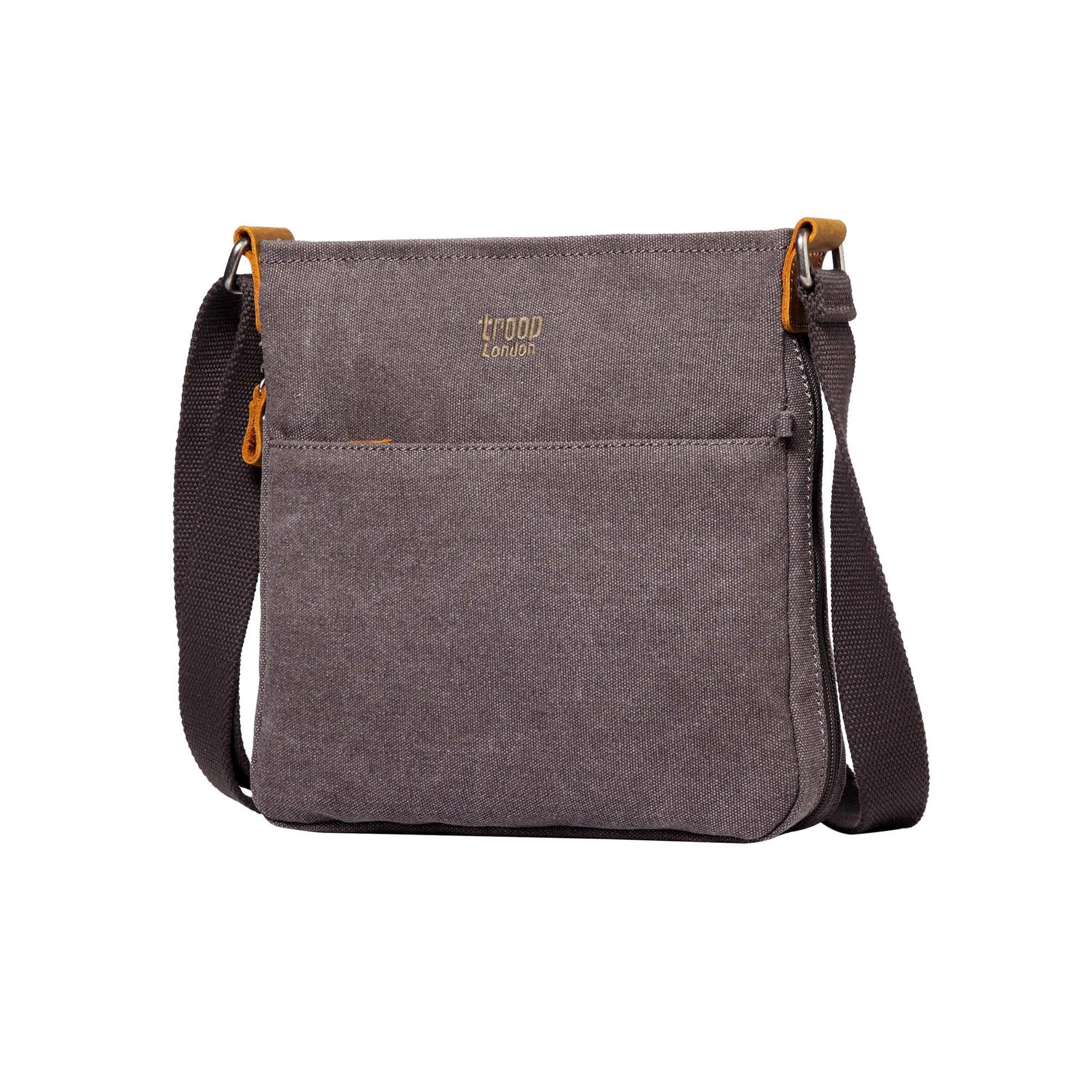Classic 237 Small Zip Top Shoulder Bag - Charcoal