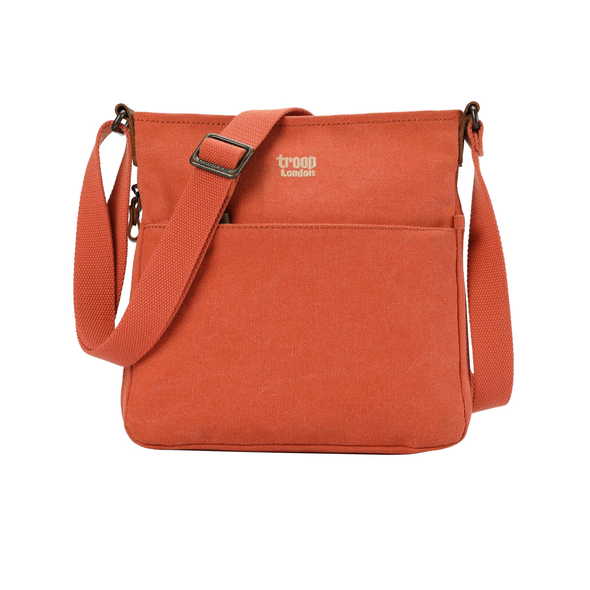 Classic 237 Small Zip Top Shoulder Bag - Orange
