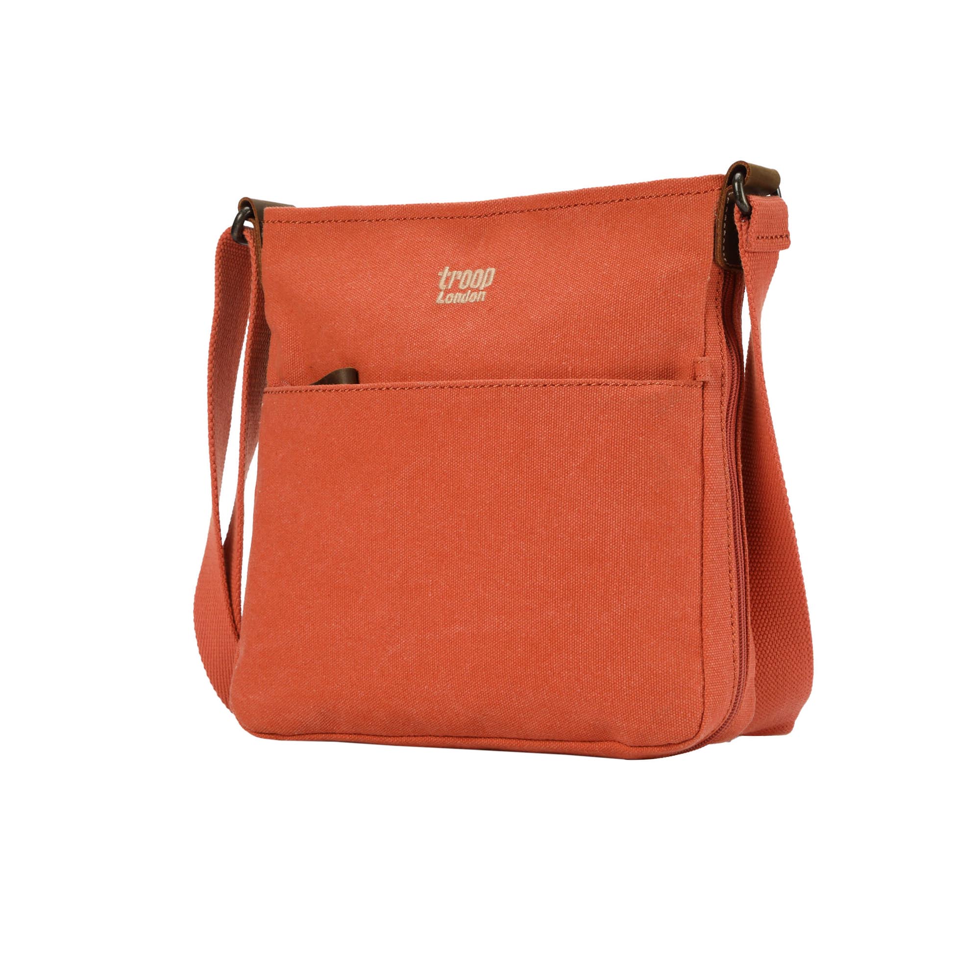 Classic 237 Small Zip Top Shoulder Bag - Orange