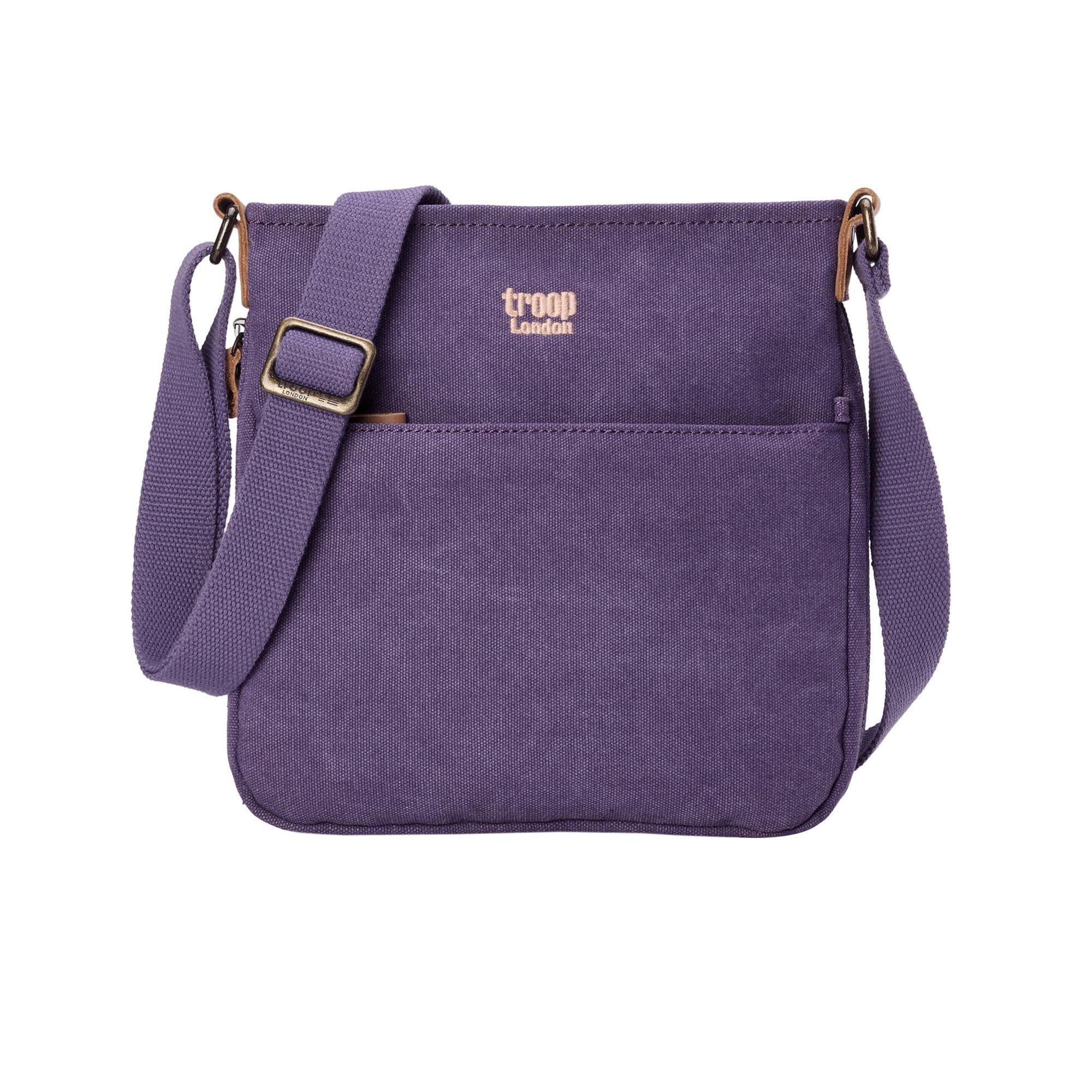 Classic 237 Small Zip Top Shoulder Bag - Purple
