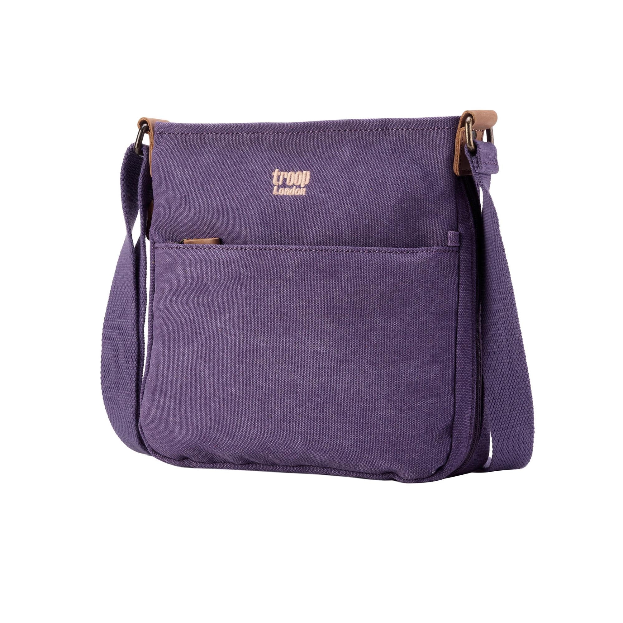 Classic 237 Small Zip Top Shoulder Bag - Purple