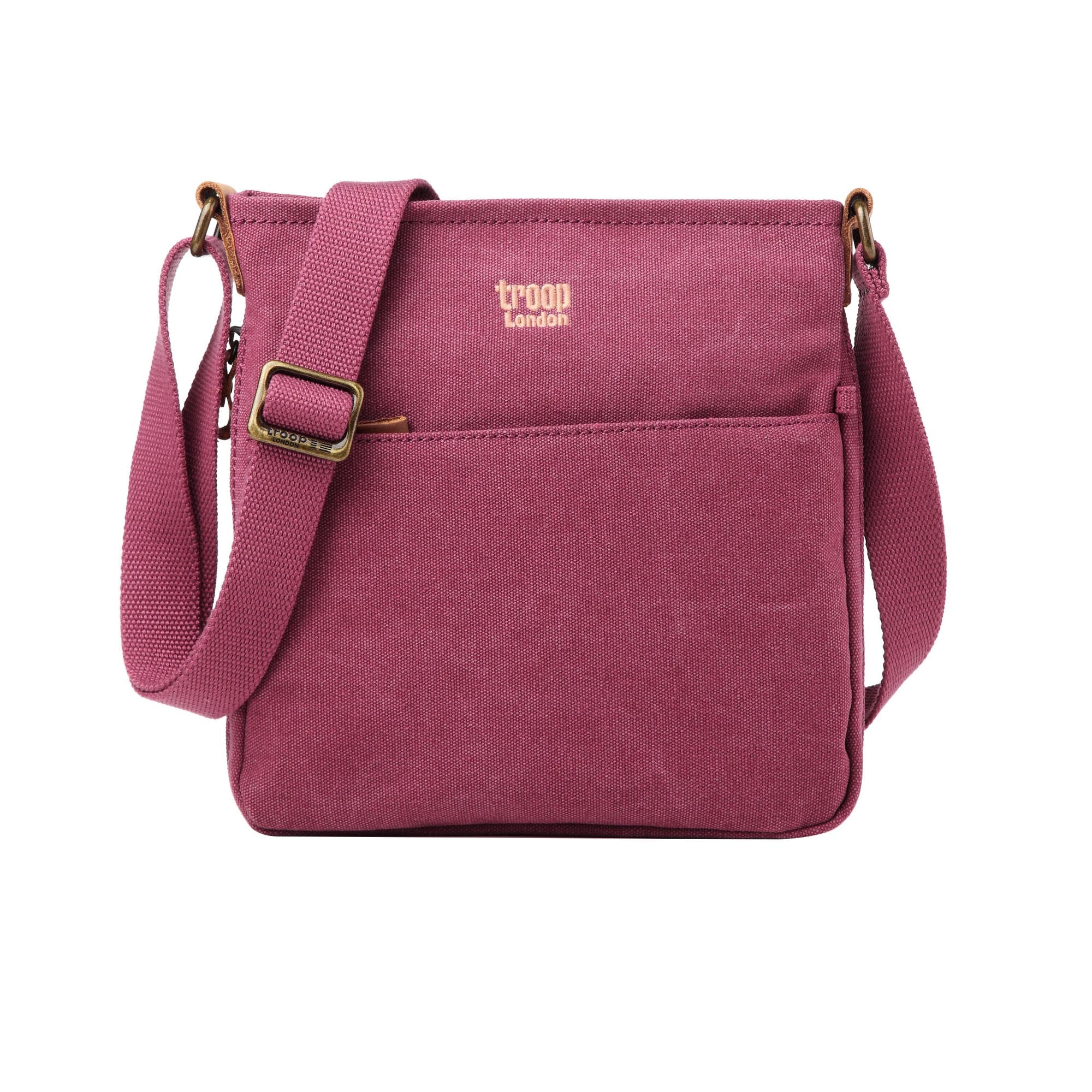 Classic 237 Small Zip Top Shoulder Bag - Burgundy