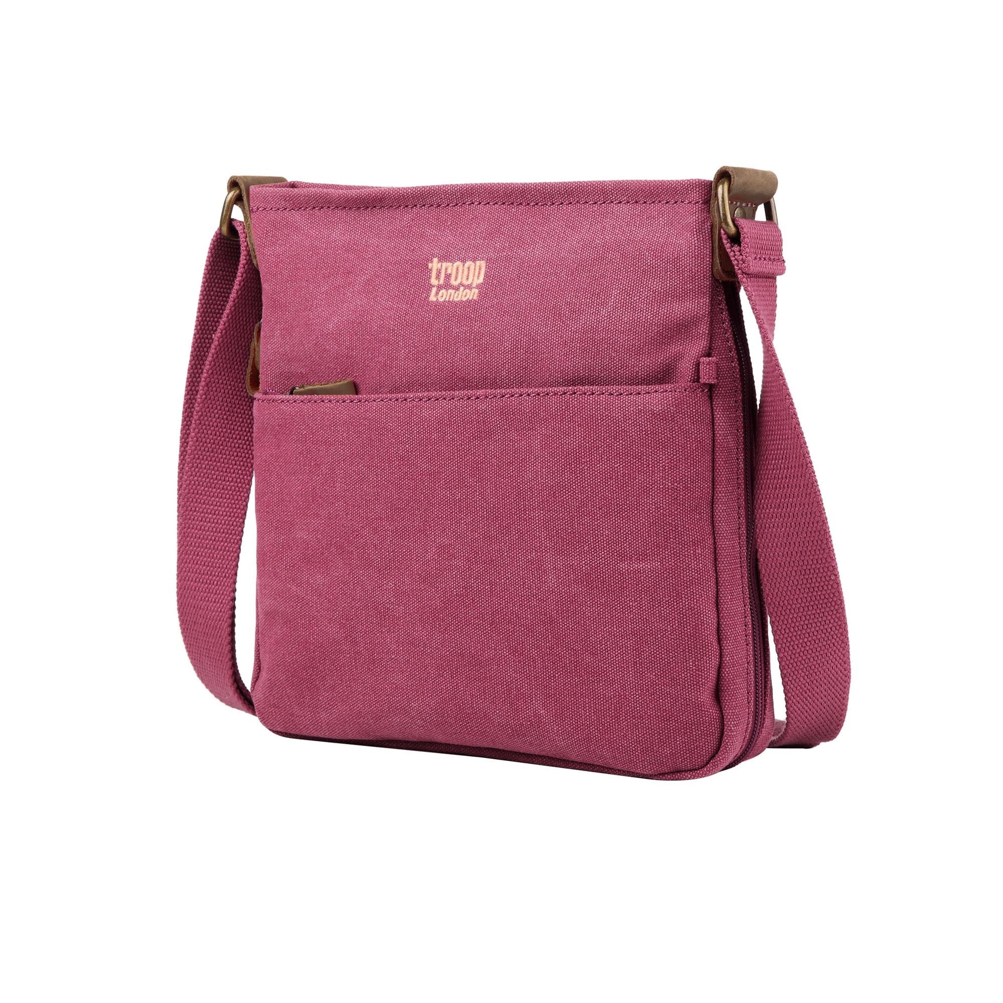 Classic 237 Small Zip Top Shoulder Bag - Burgundy
