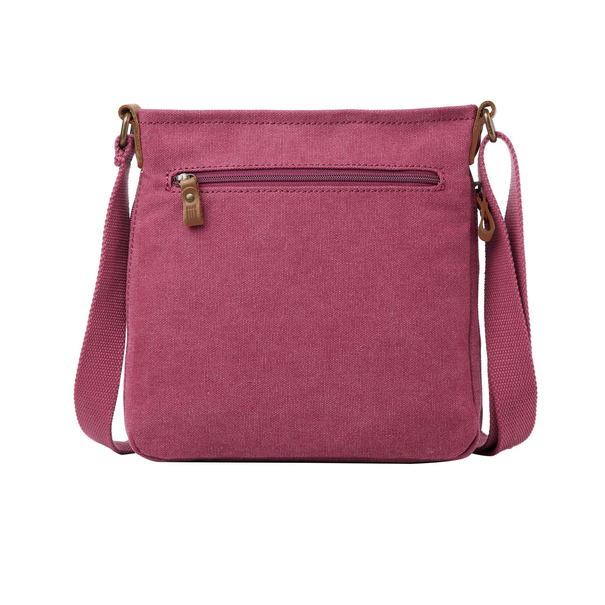 Classic 237 Small Zip Top Shoulder Bag - Burgundy