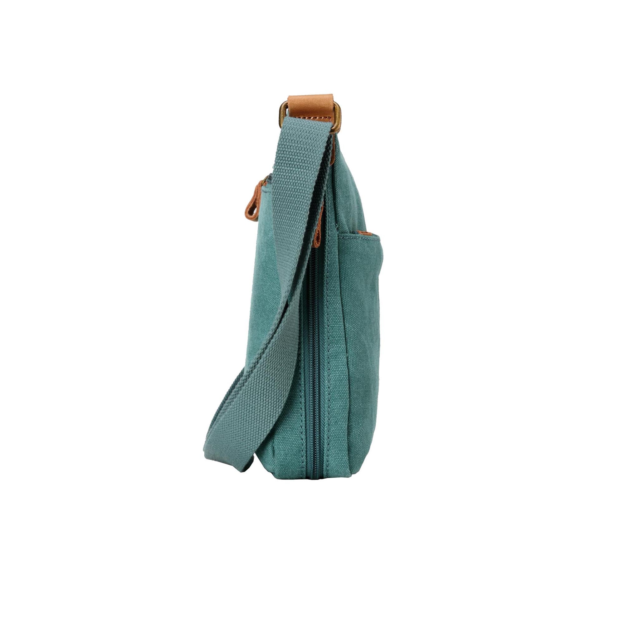 Classic 237 Small Zip Top Shoulder Bag - Turquoise