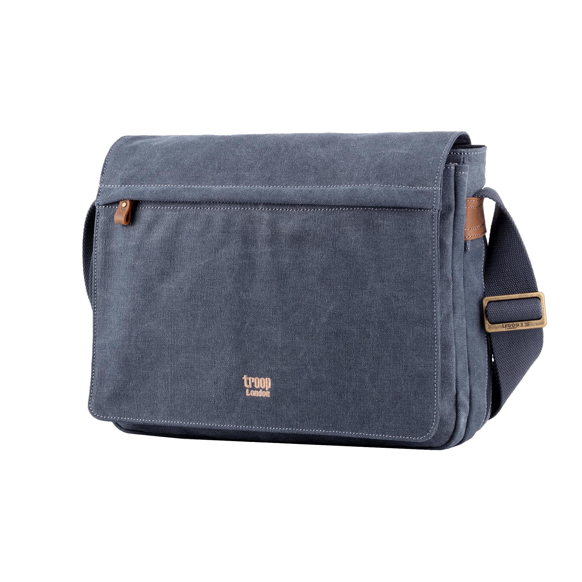 Classic 240 Flap Front Messenger Bag - Blue
