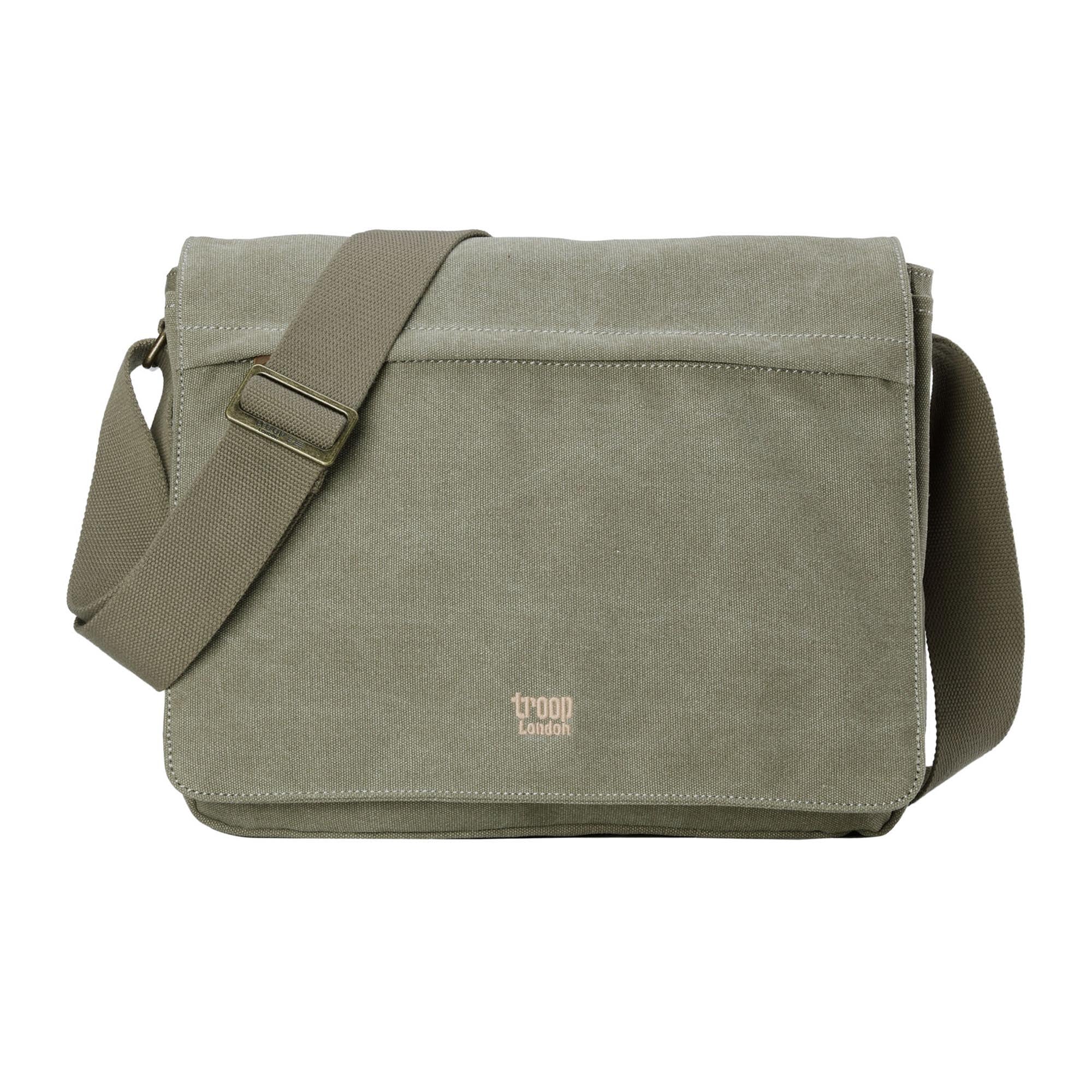 Classic 240 Flap Front Messenger Bag - Khaki