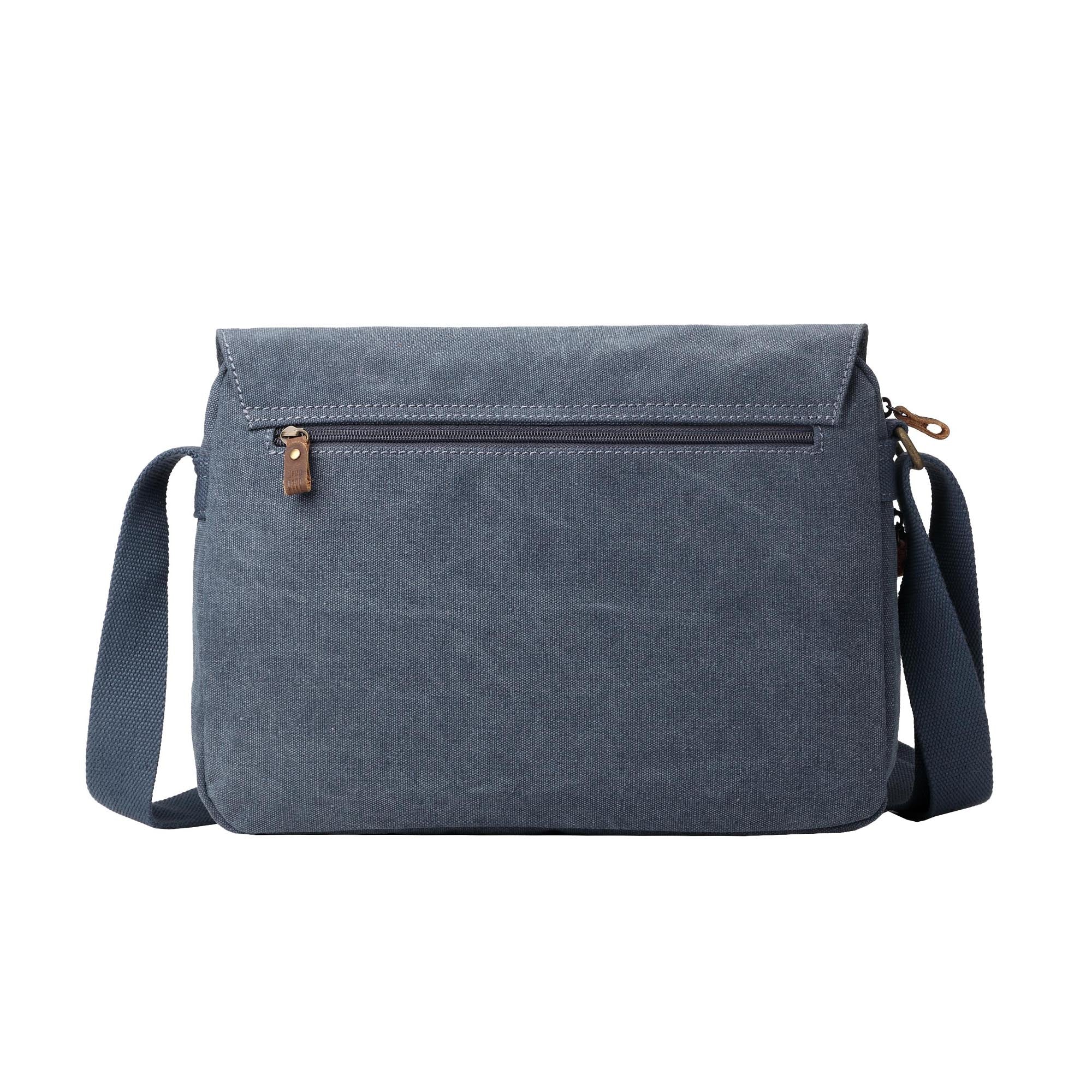 Classic 241 Small Flap Front Messenger Bag - Blue
