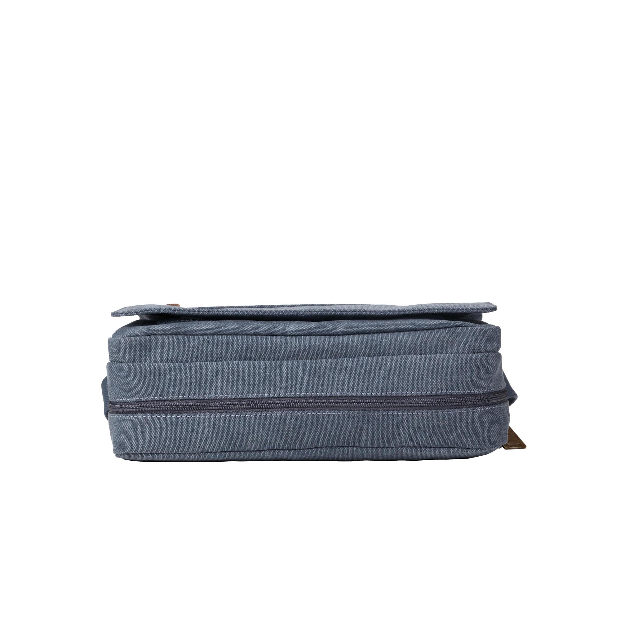 Classic 241 Small Flap Front Messenger Bag - Blue
