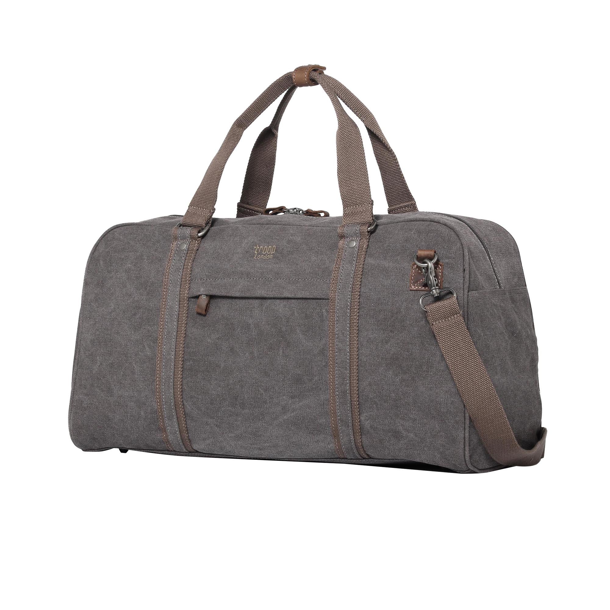 Explorer 389 Holdall - Charcoal w/Khaki Trim