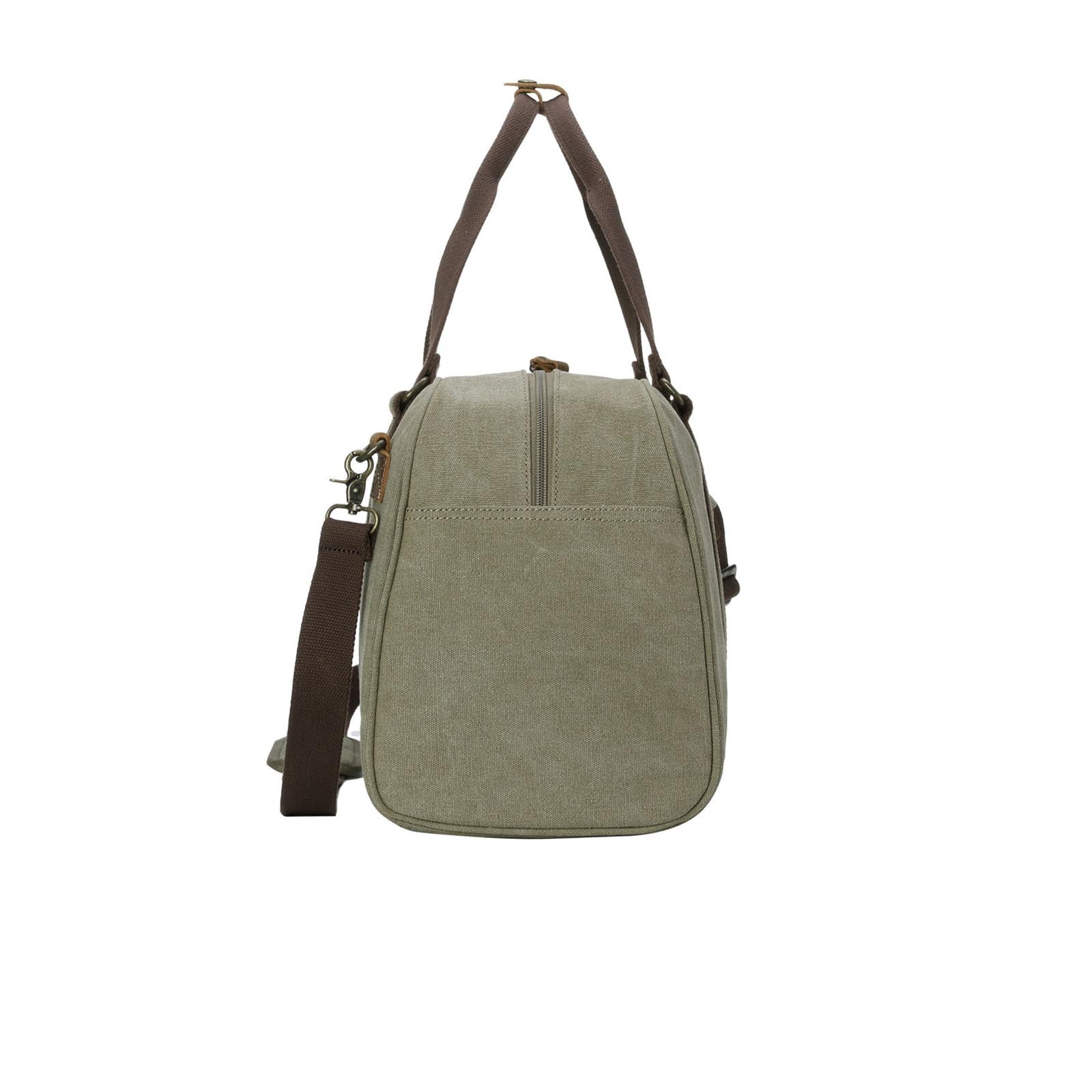 Explorer 389 Holdall - Khaki with Dark Brown Trim