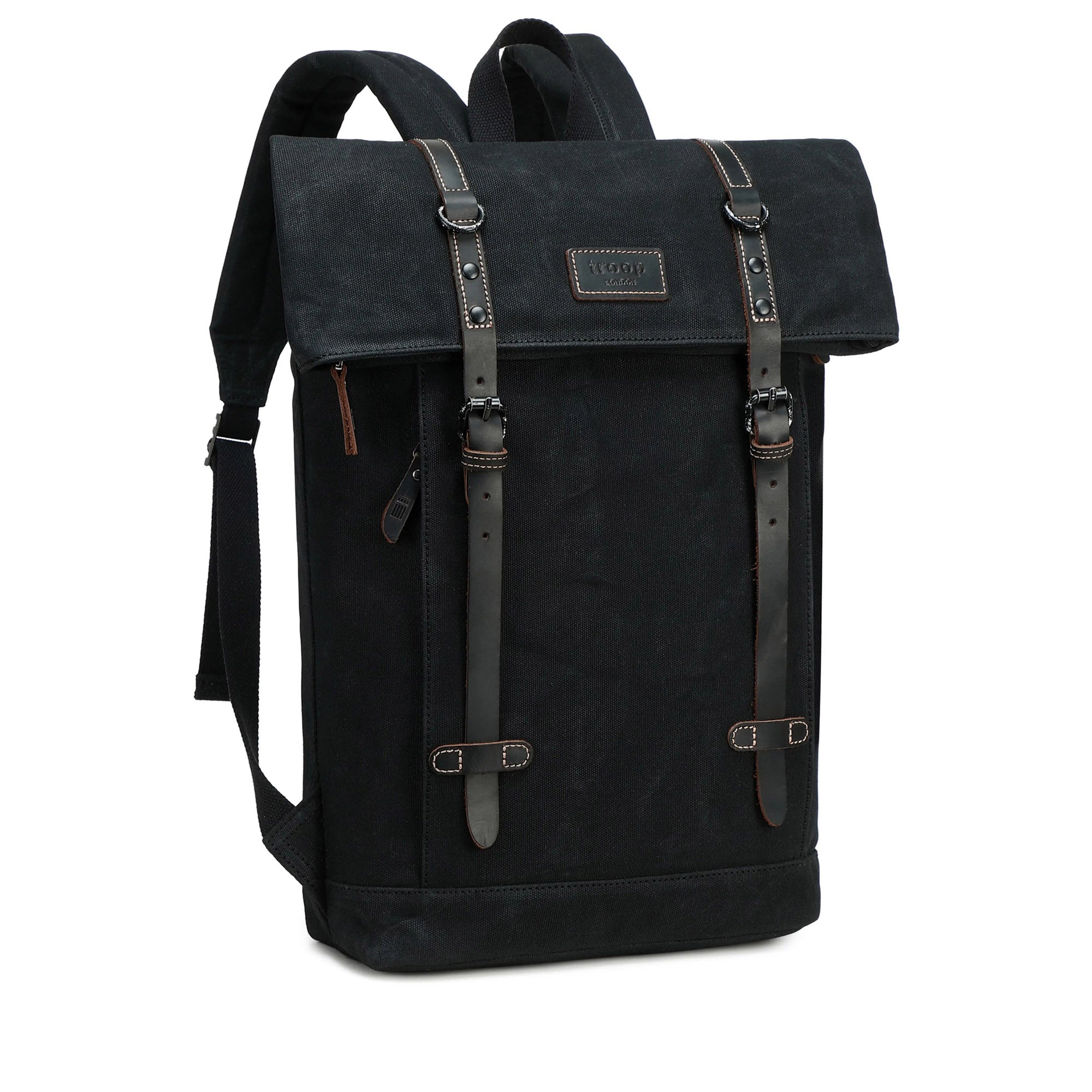 Edison 425 Waxed Canvas Backpack - Black