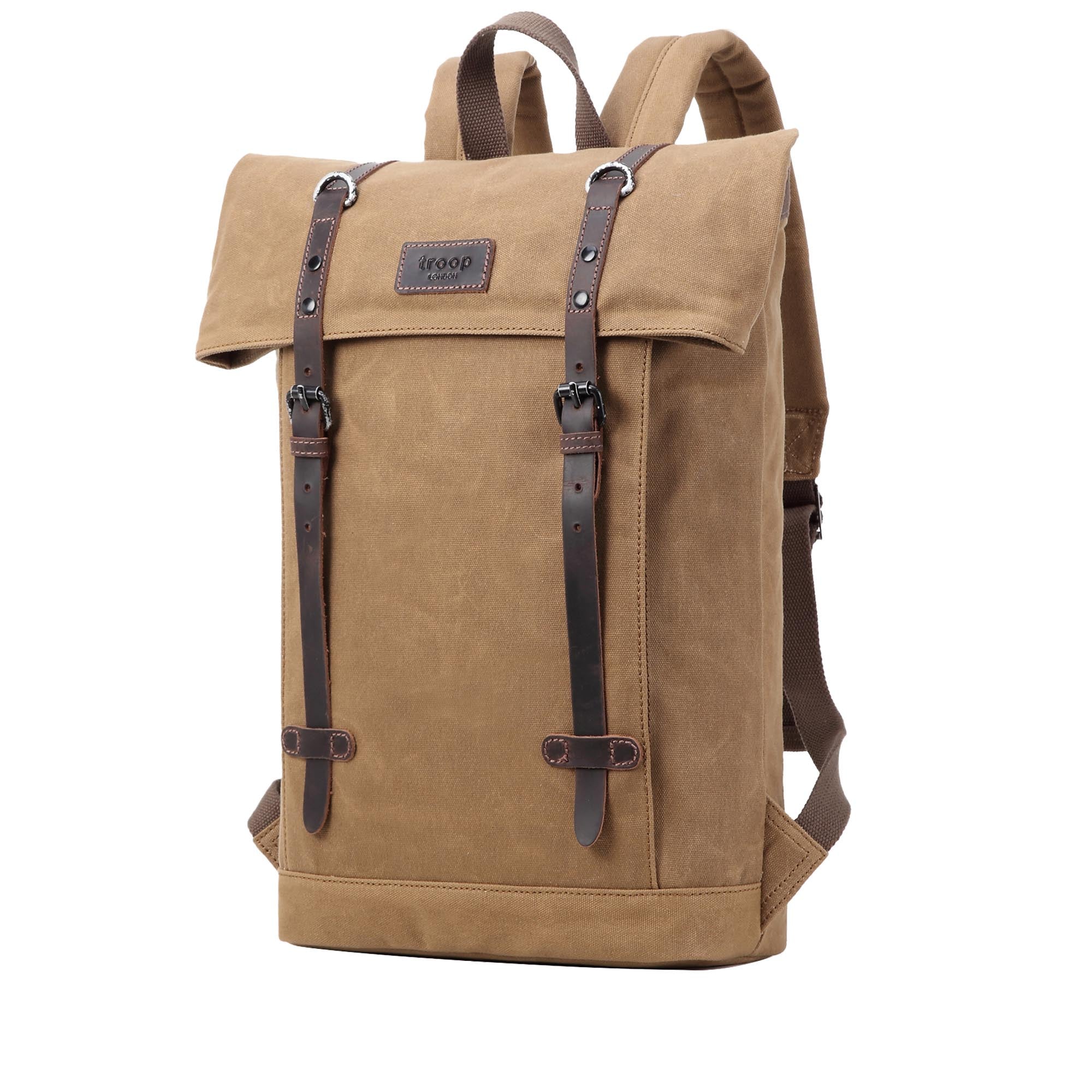 Edison 425 Waxed Canvas Backpack - Camel