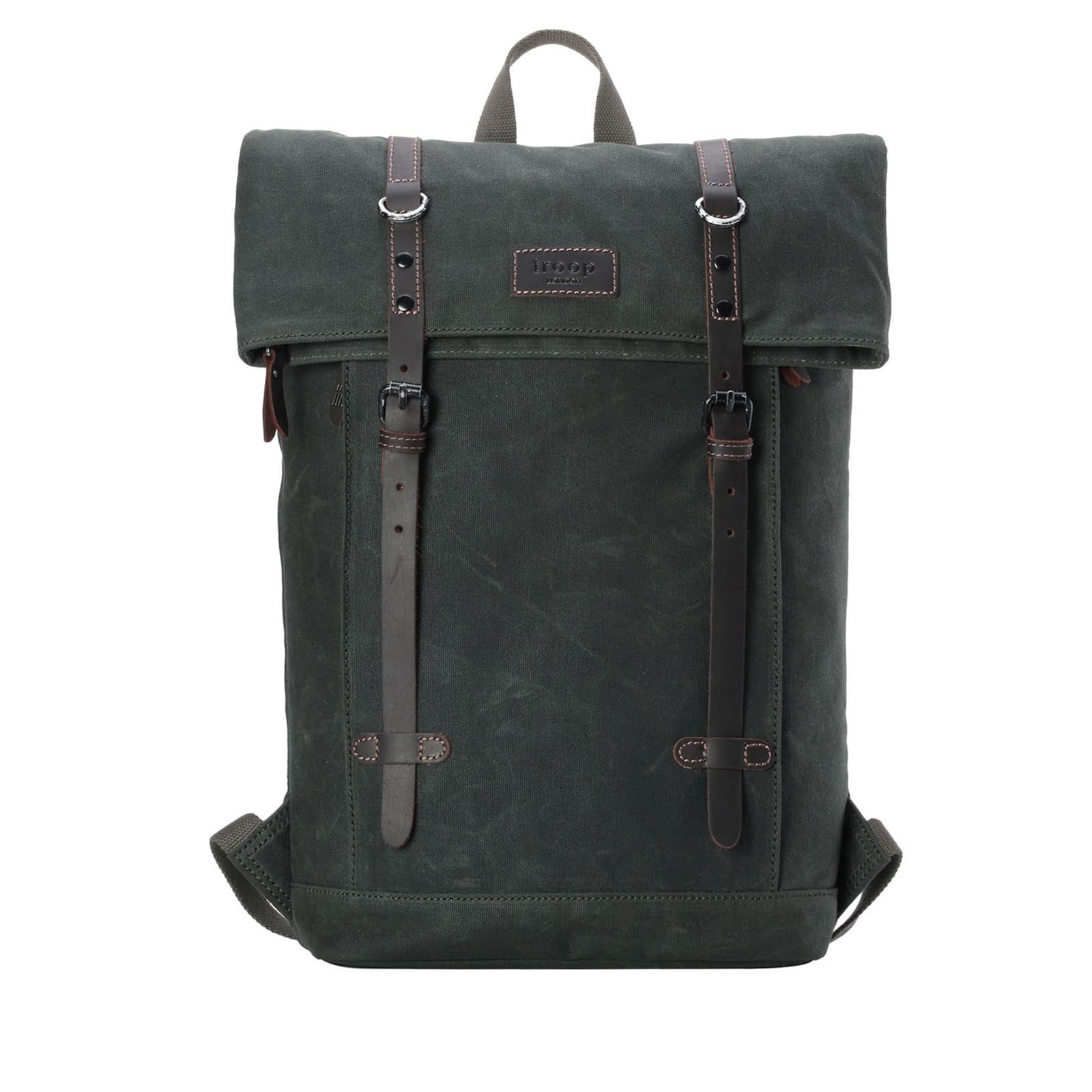 Edison 425 Waxed Canvas Backpack - Dark Green