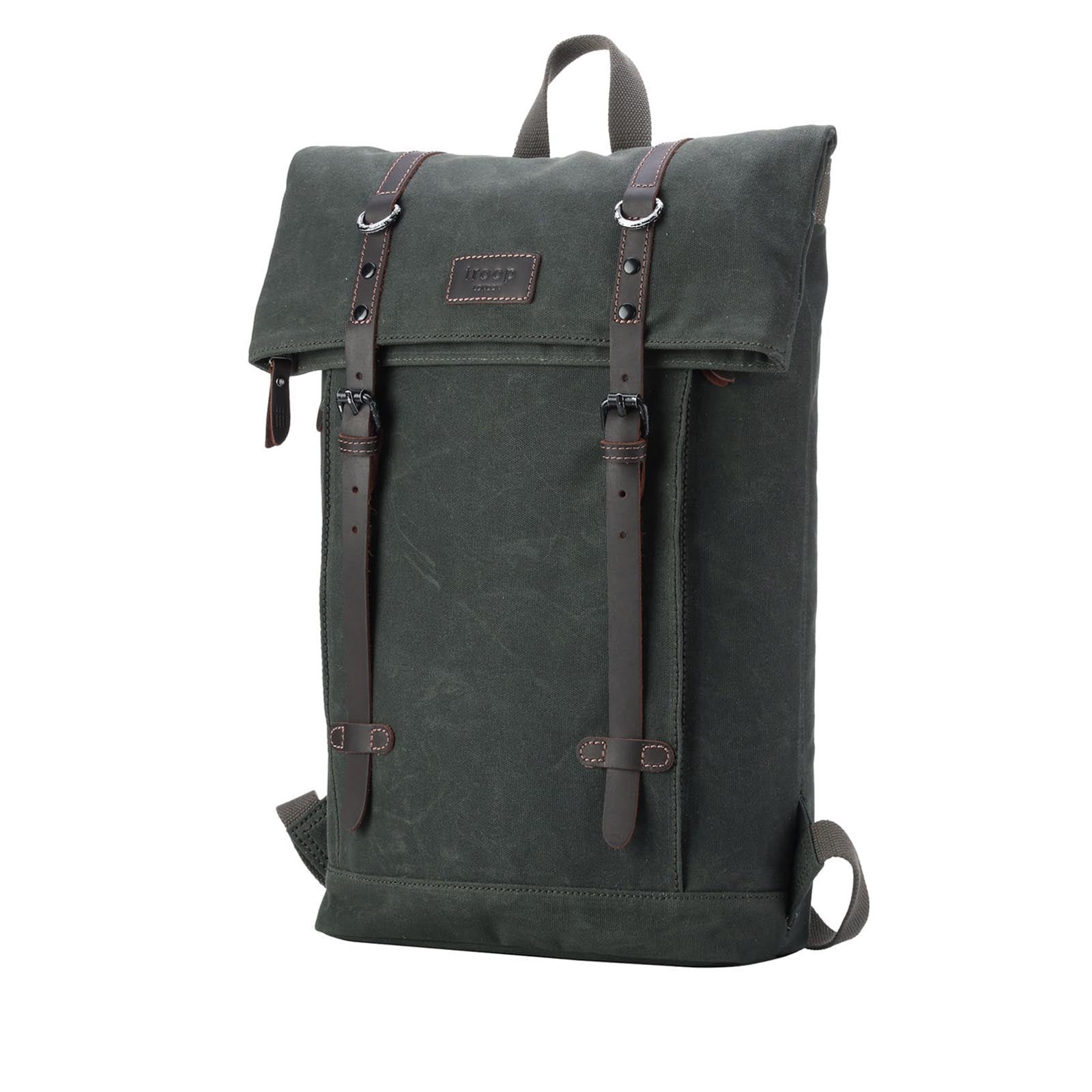 Edison 425 Waxed Canvas Backpack - Dark Green