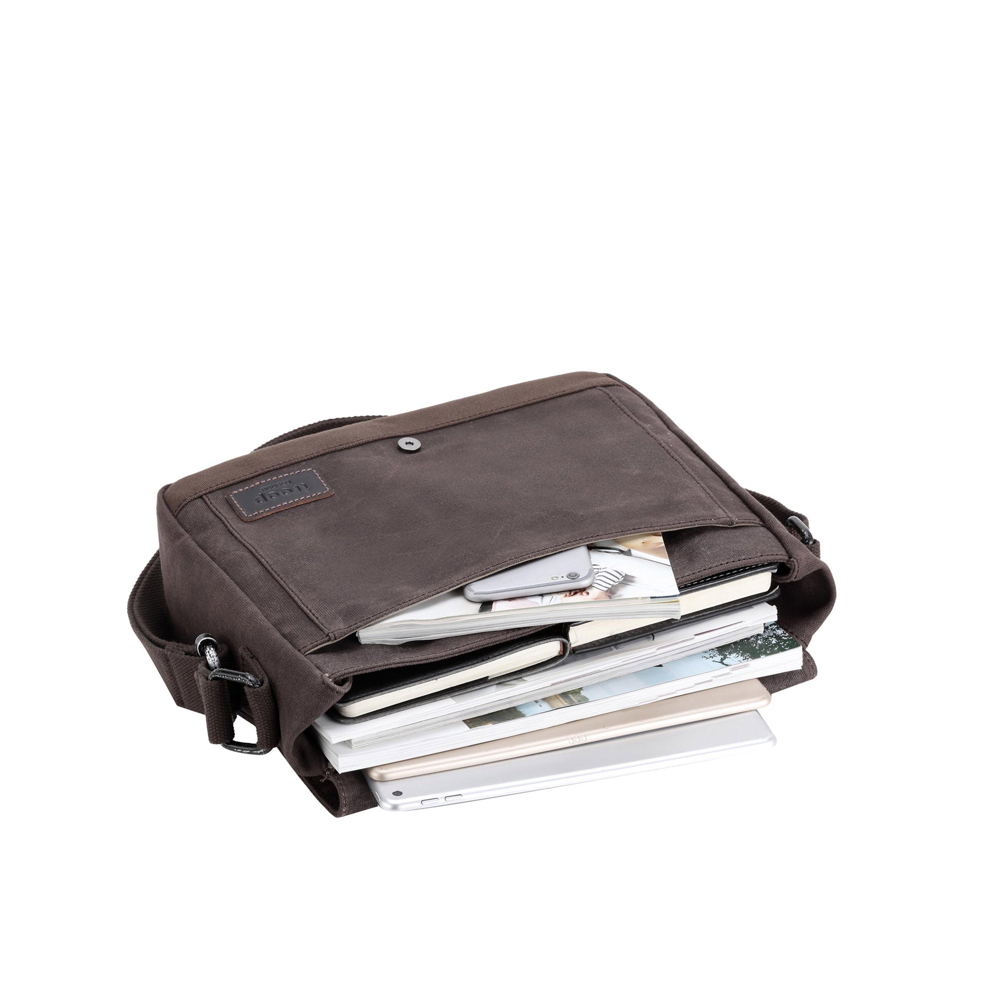 Nomad 443 Small Satchel - Dark Brown