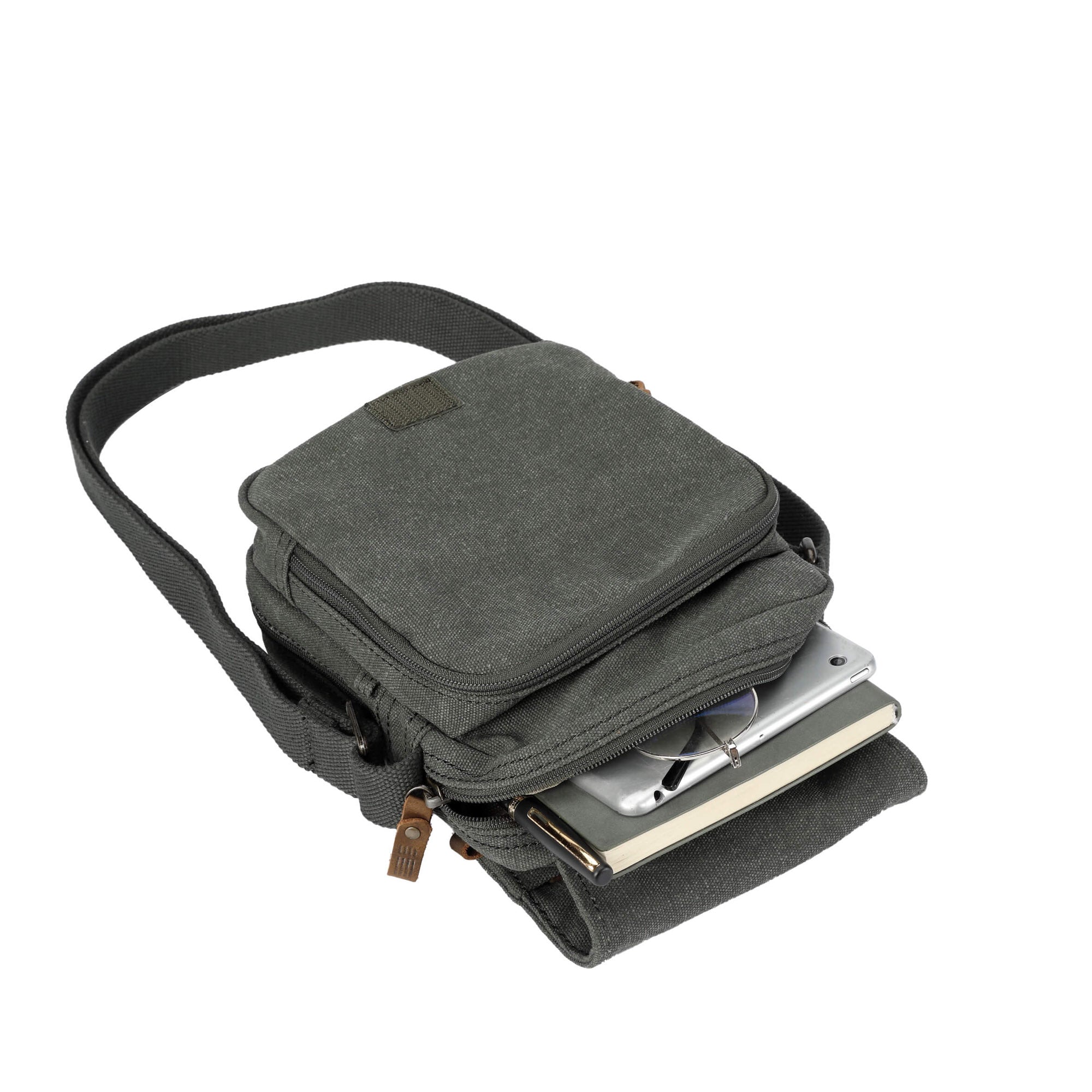 Classic 220 Small Flap Front Body Bag - Green