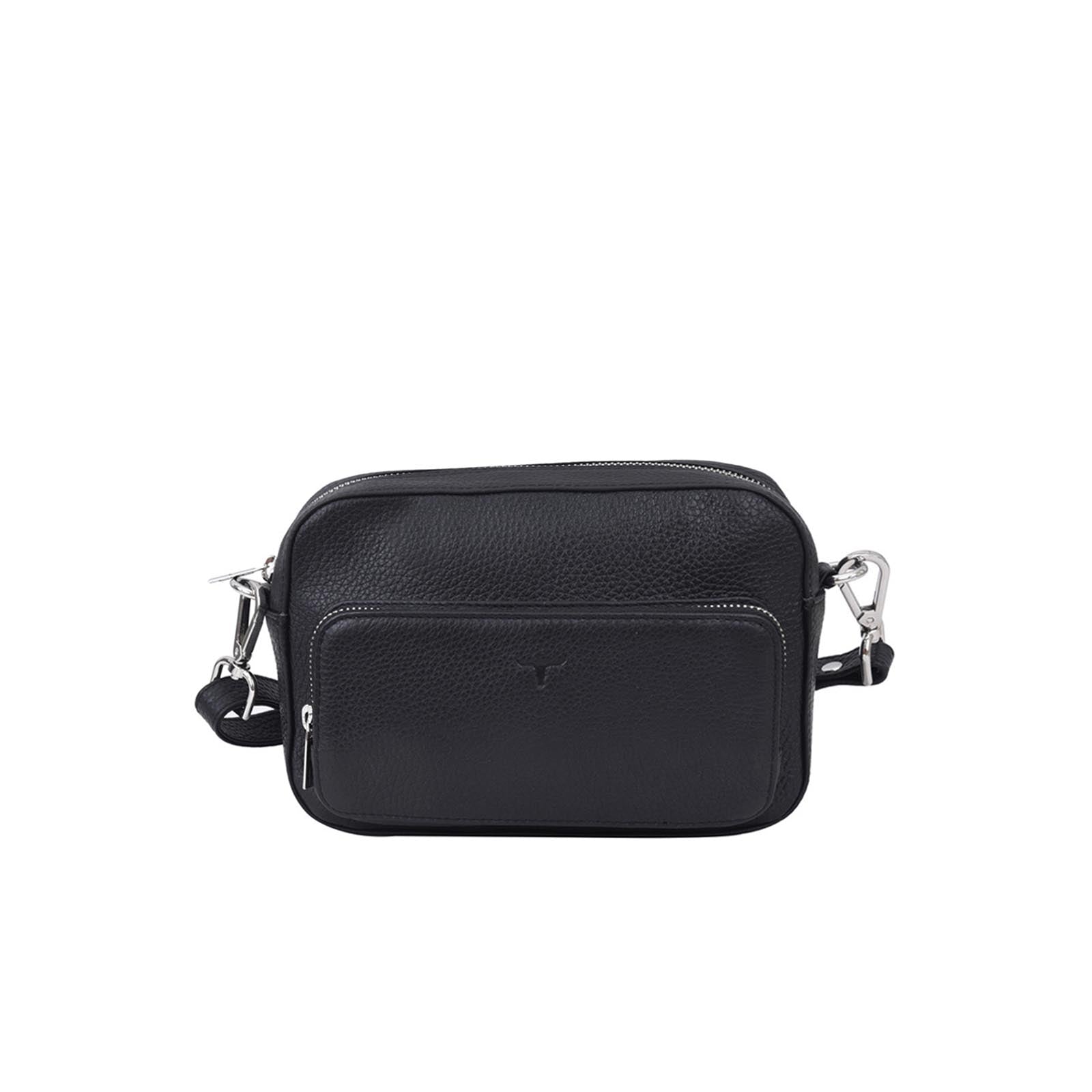 Amy Leather Sling Bag – Rambler Black