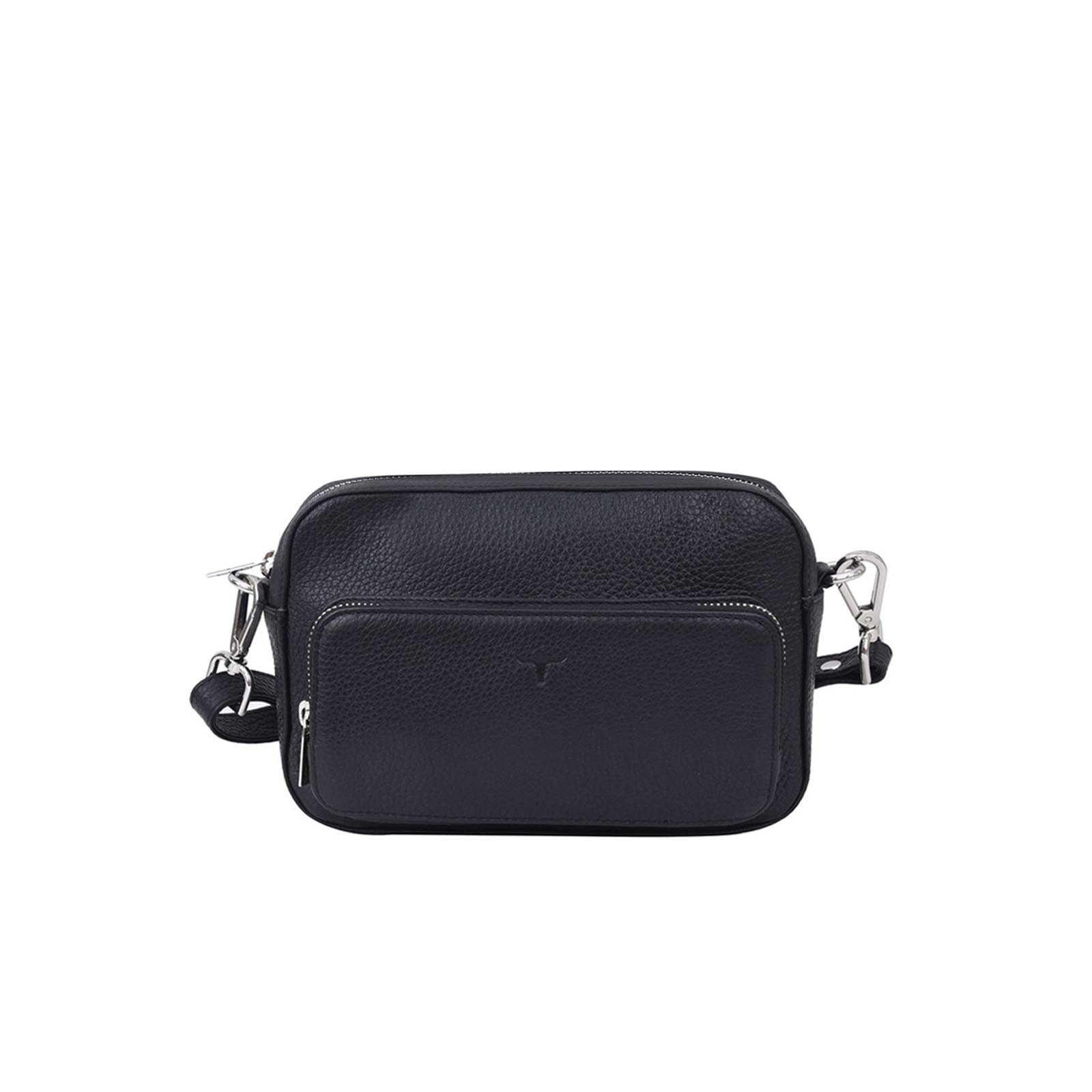 Amy Leather Sling Bag – Rambler Black