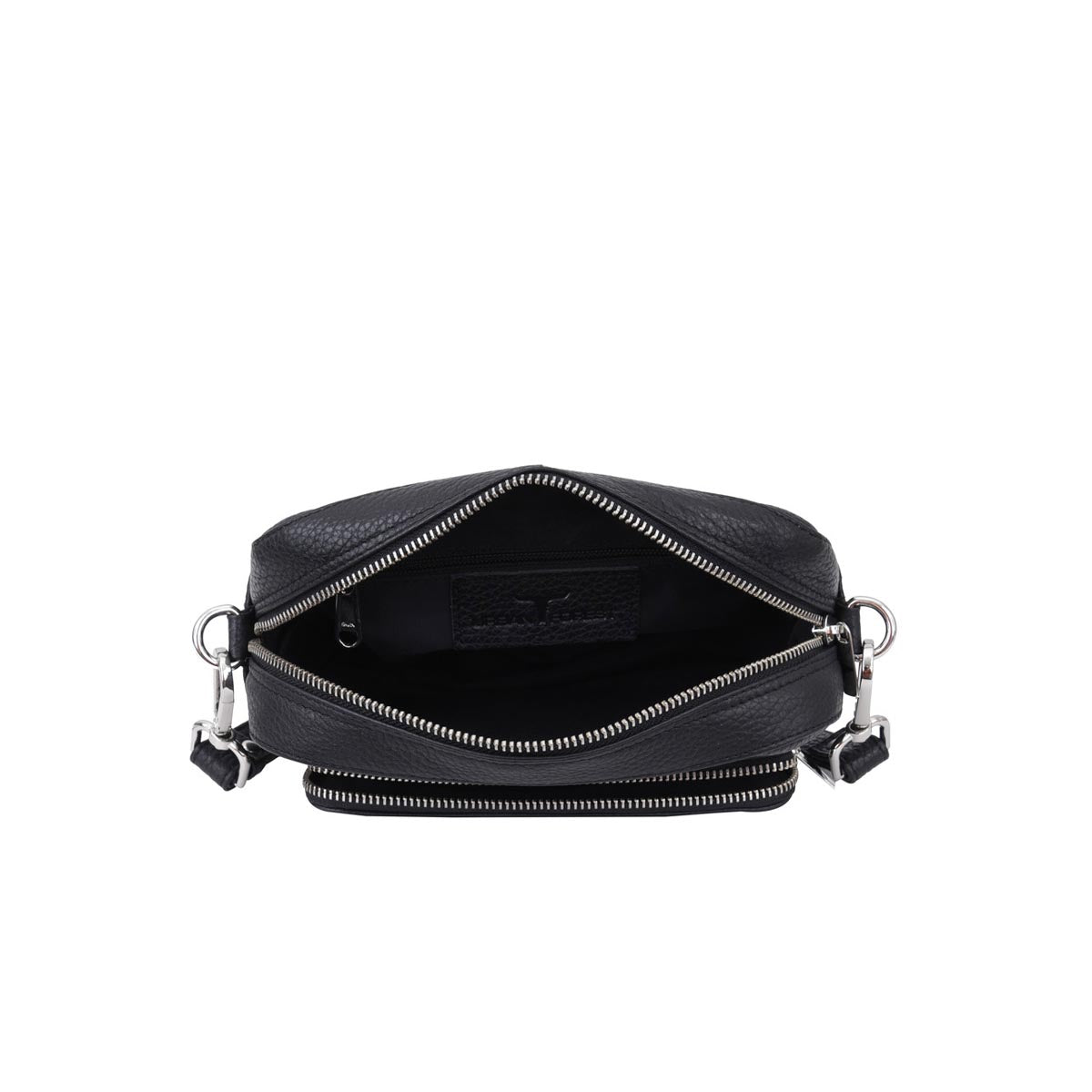 Amy Leather Sling Bag – Rambler Black