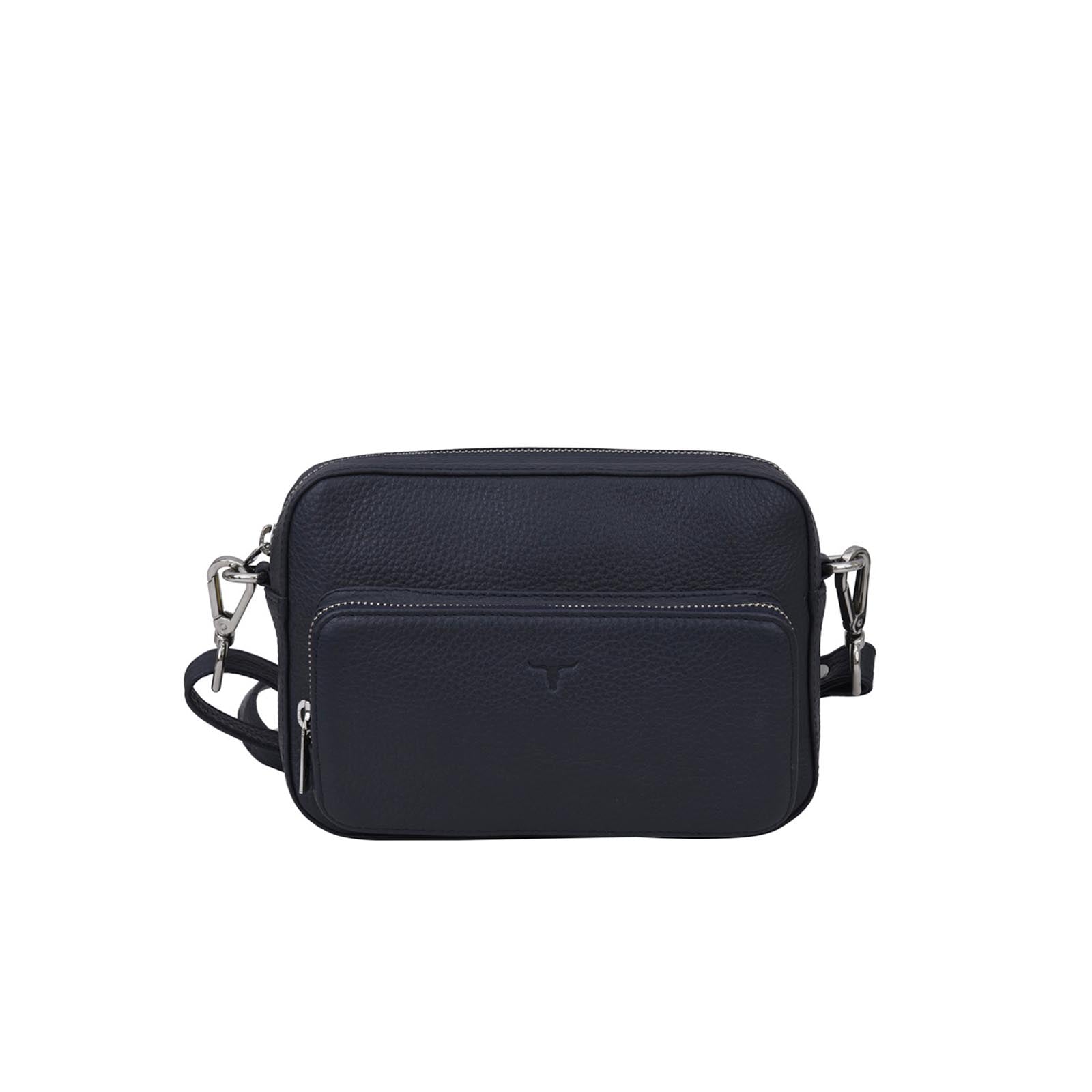 Amy Leather Sling Bag – Rambler Navy