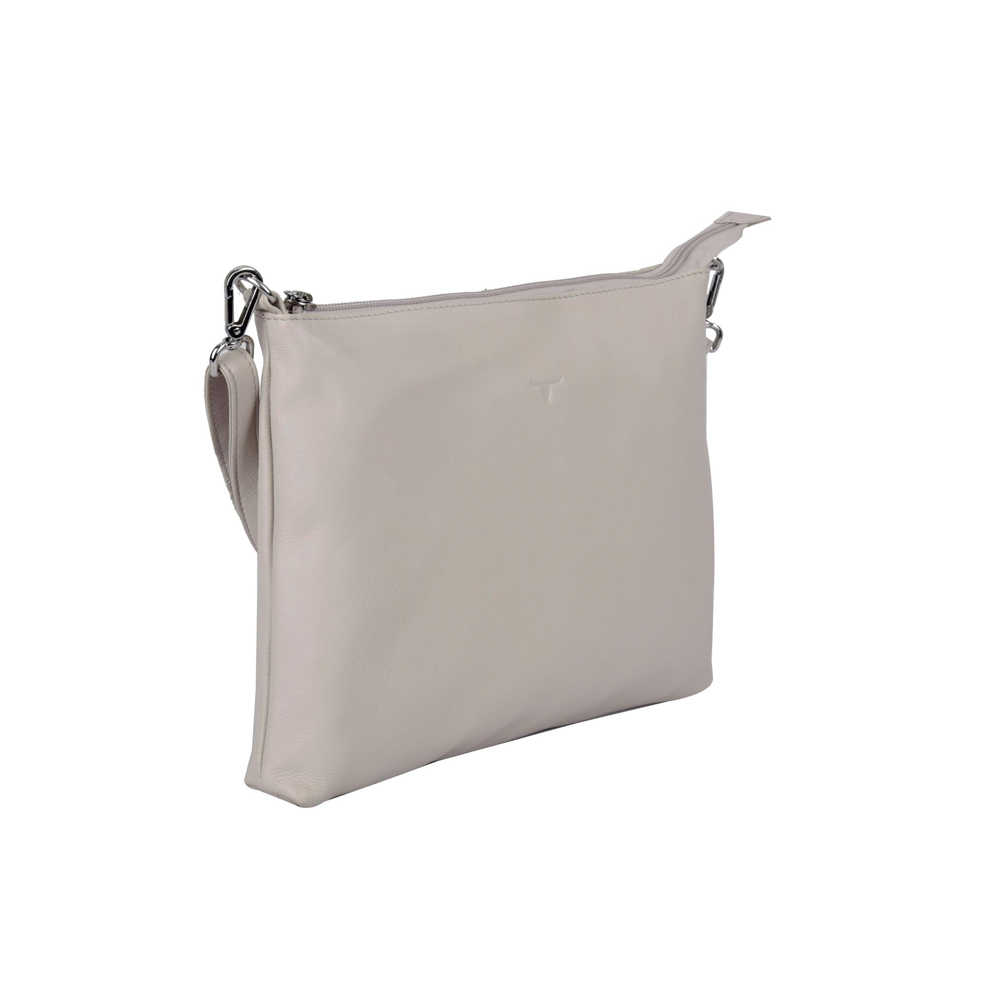 Emma Leather Sling Bag - Beige L