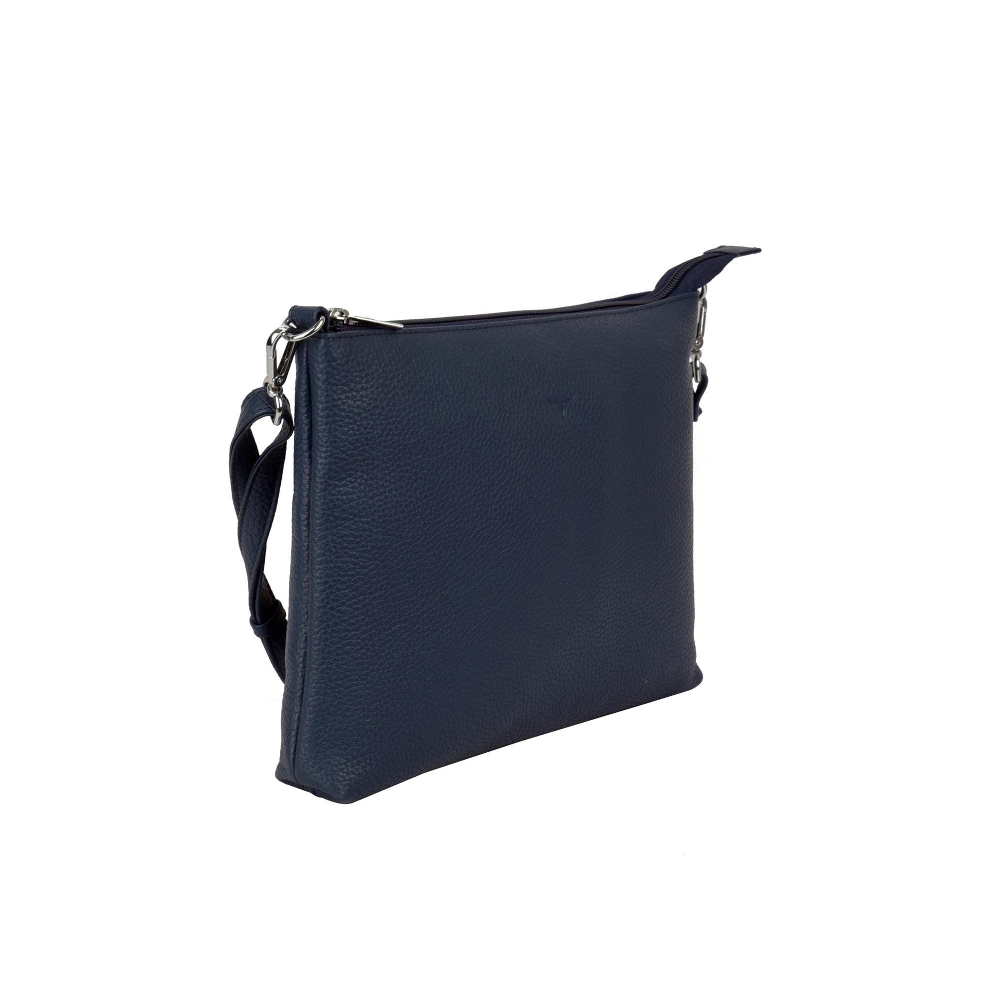 Emma Leather Sling Bag - Royal Blue