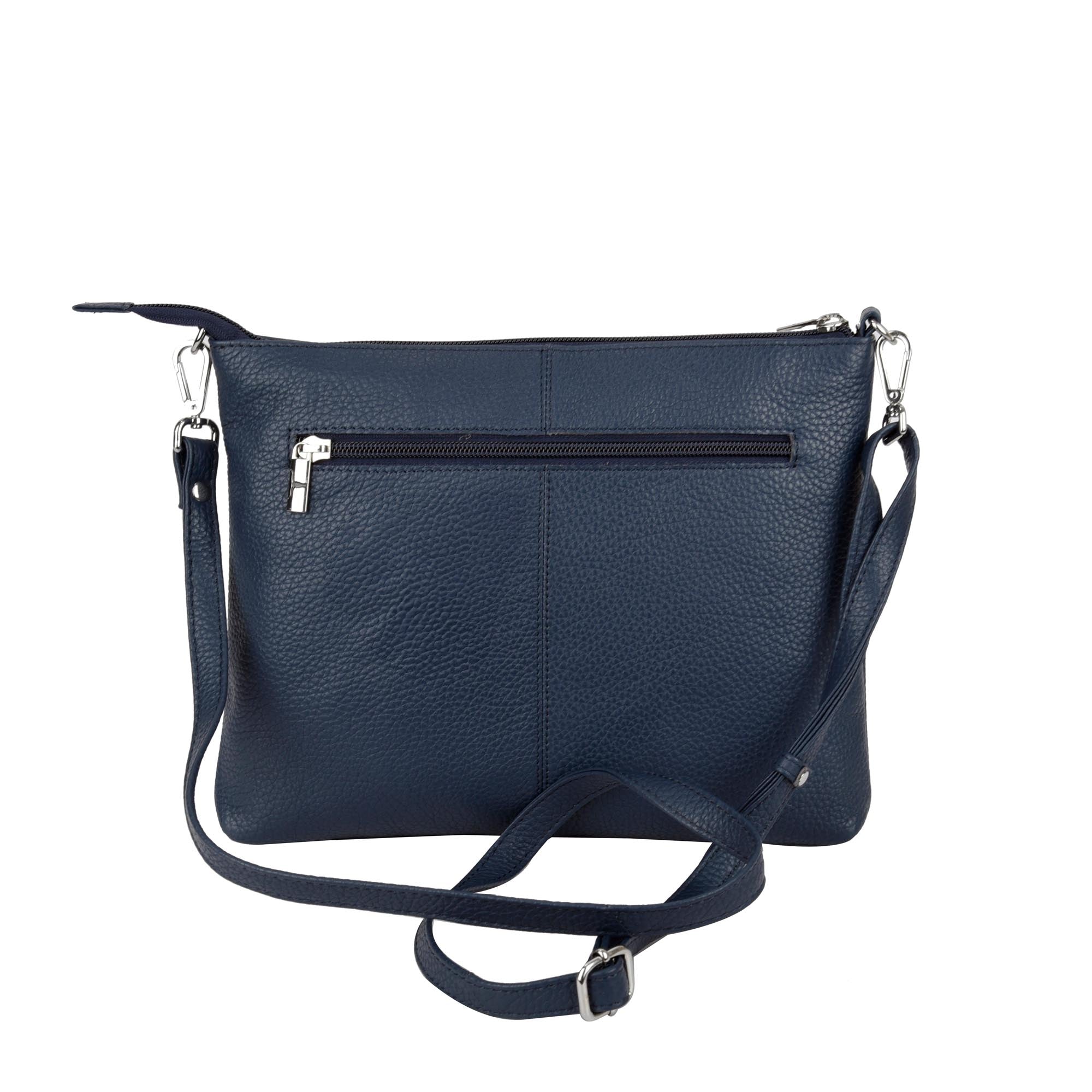 Emma Leather Sling Bag - Royal Blue