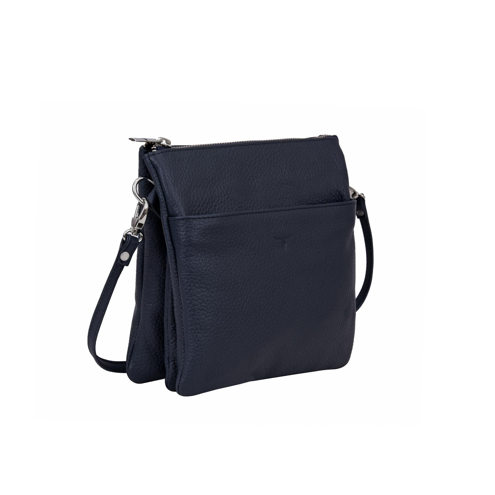 Eva Small Square Leather Sling - Rambler Navy