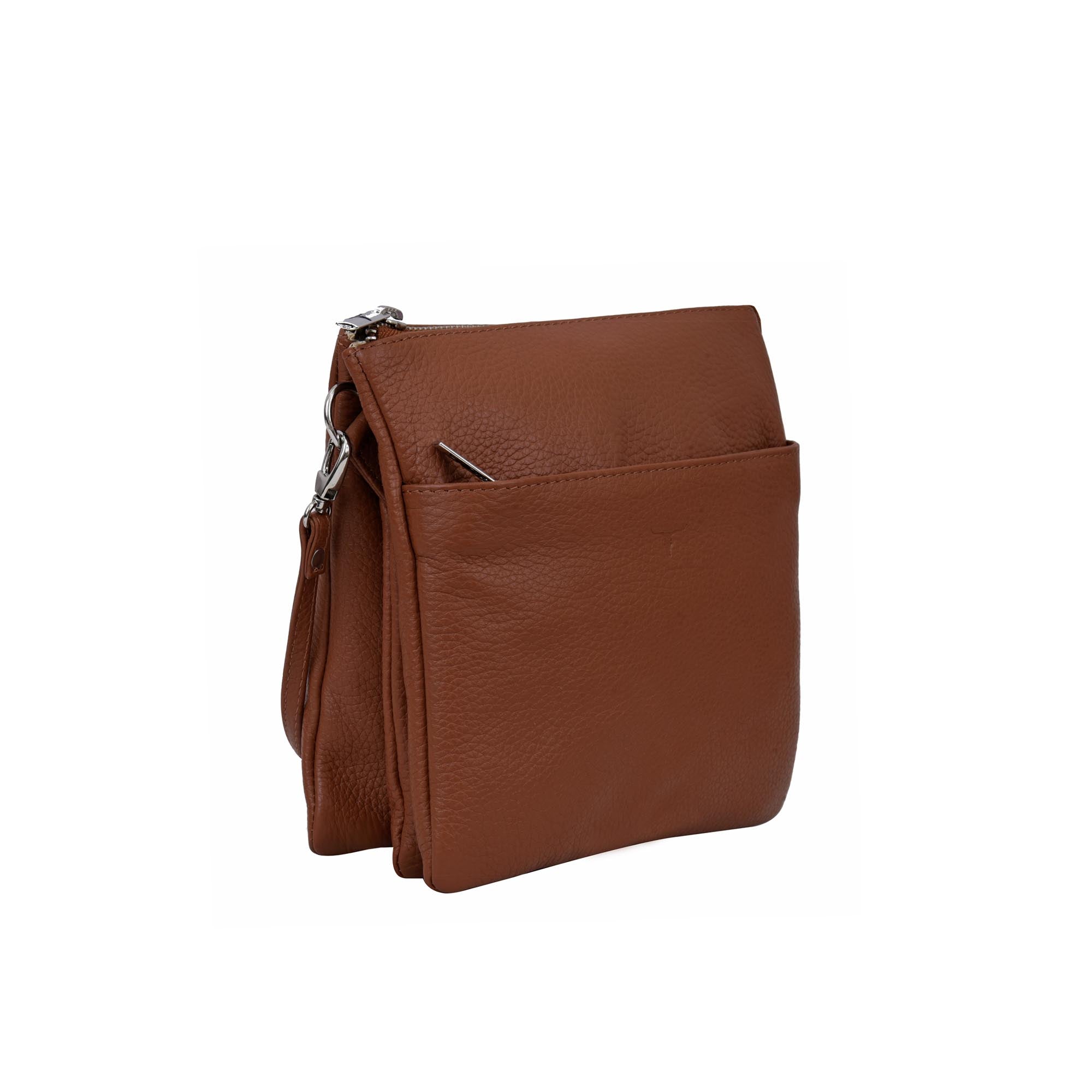 Eva Small Square Leather Sling - Rambler Cocoa