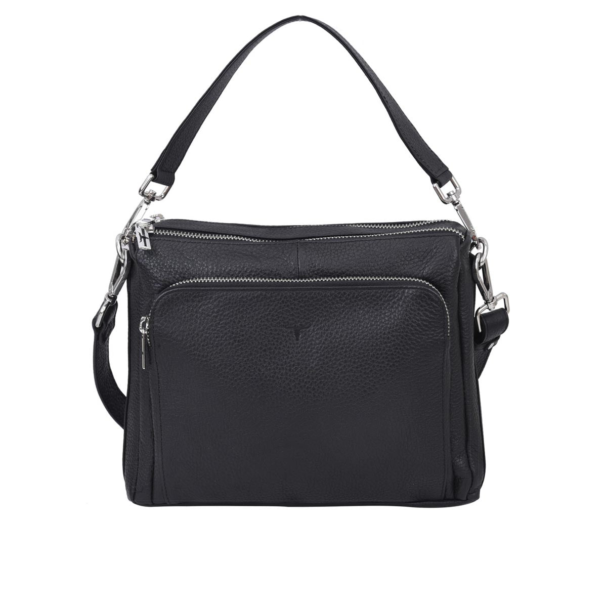 Hannah Leather Sling Bag - Rambler Black