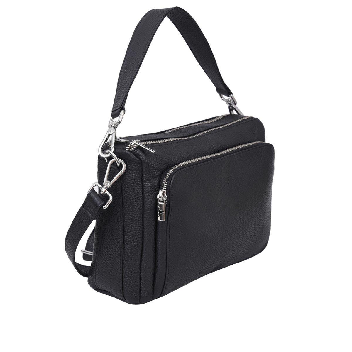Hannah Leather Sling Bag - Rambler Black