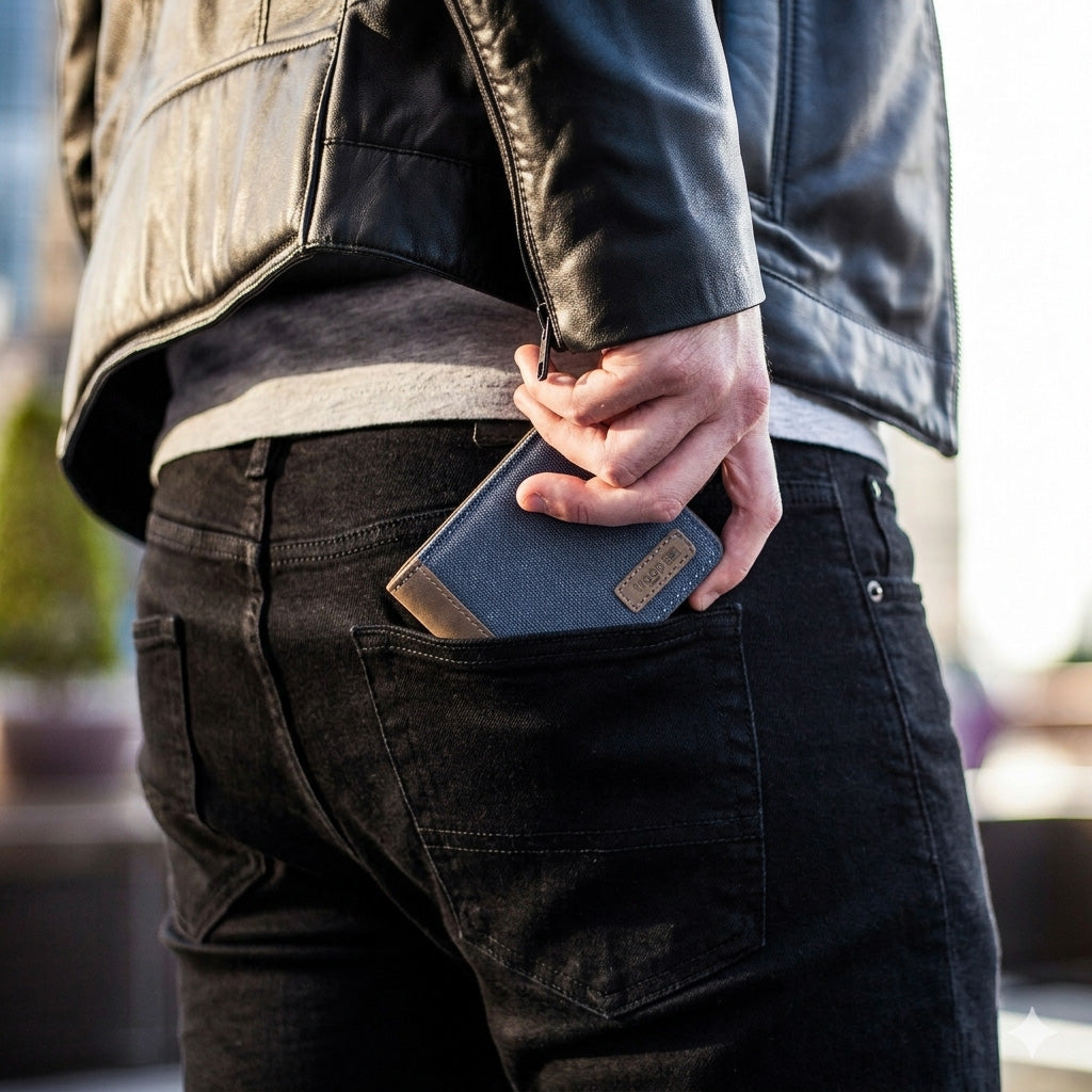 Idaho 500 Canvas Wallet – Charcoal