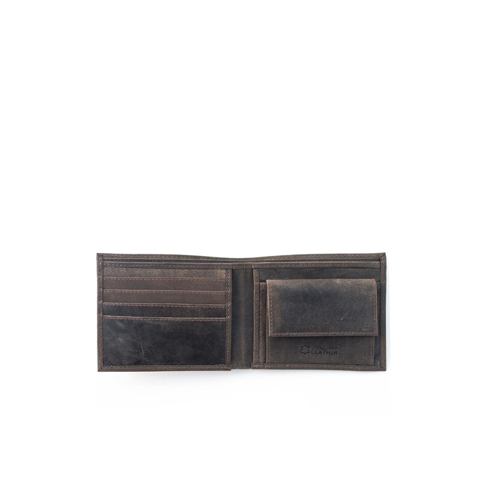 Logan Leather Wallet - Taupe