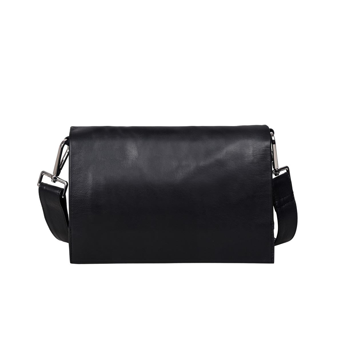 Louise Soft Leather Hand Bag w/flap - Florence Onyx