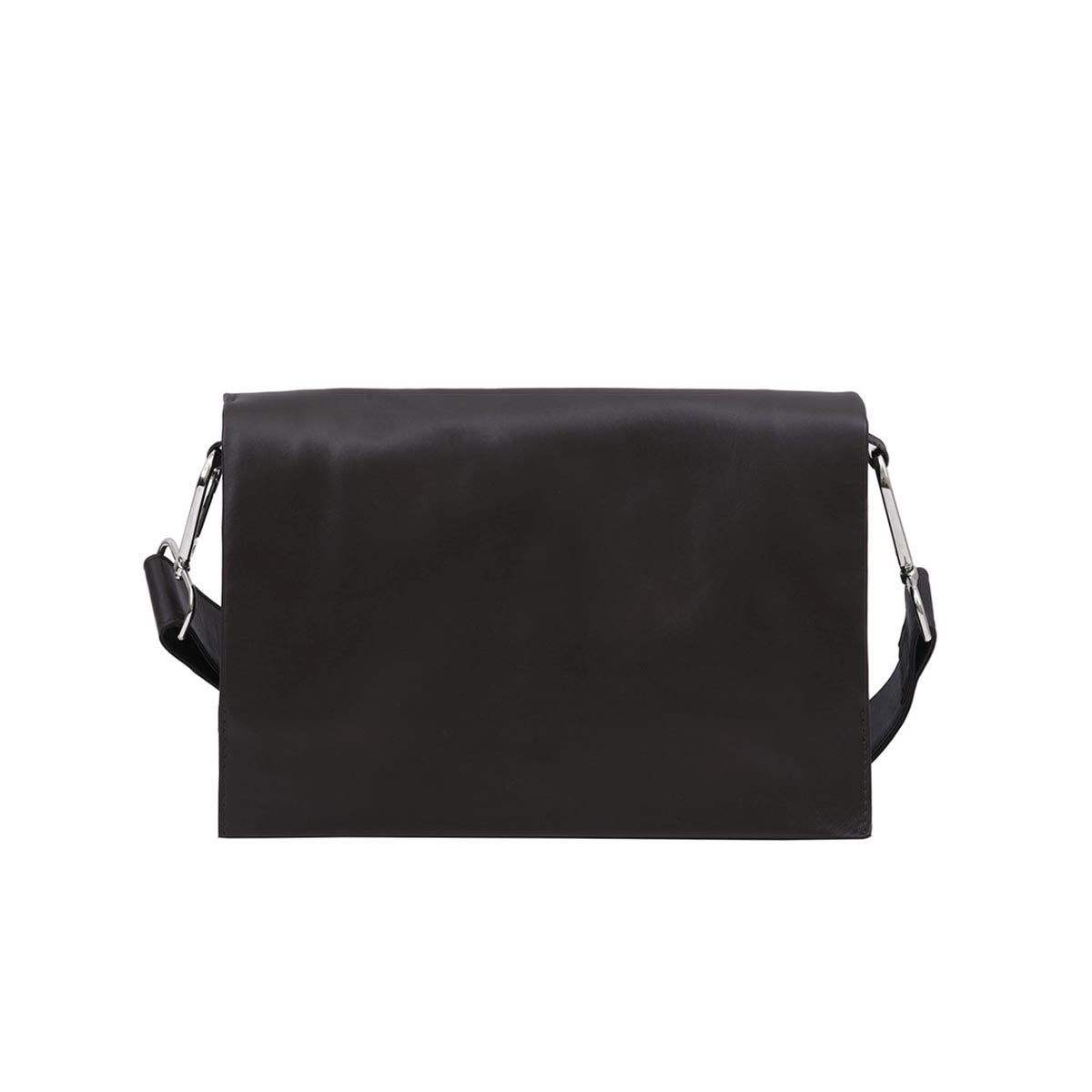 Louise Soft Leather Hand Bag w/flap - Florence Chocolate