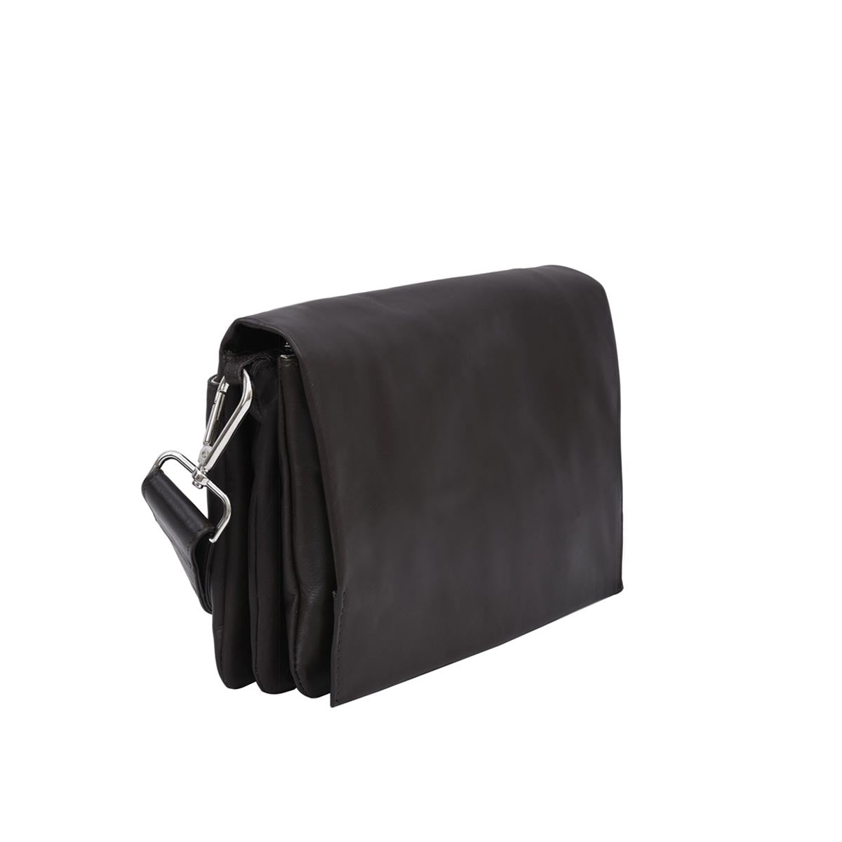 Louise Soft Leather Hand Bag w/flap - Florence Chocolate