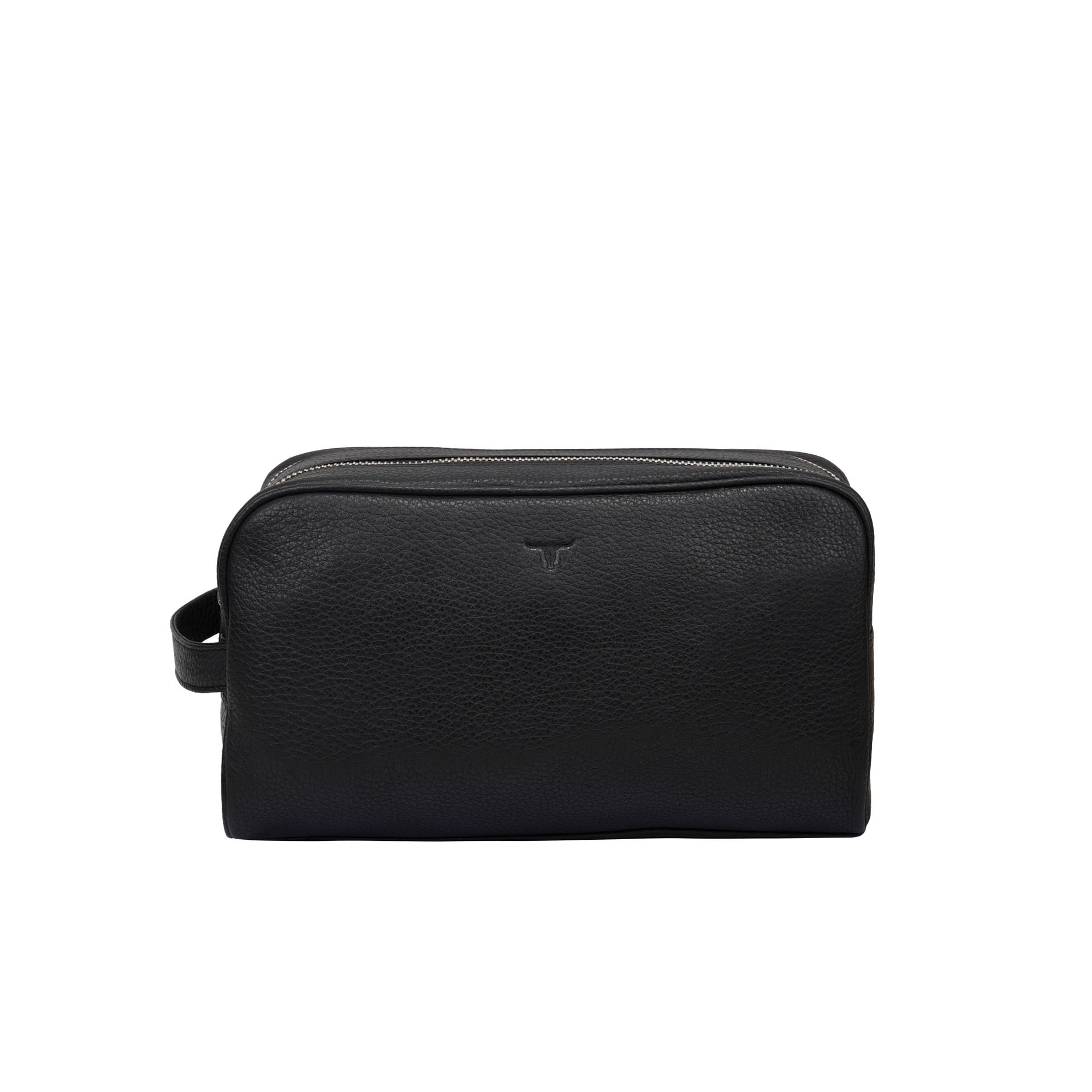 Marco Leather Wash Bag - Rambler Black